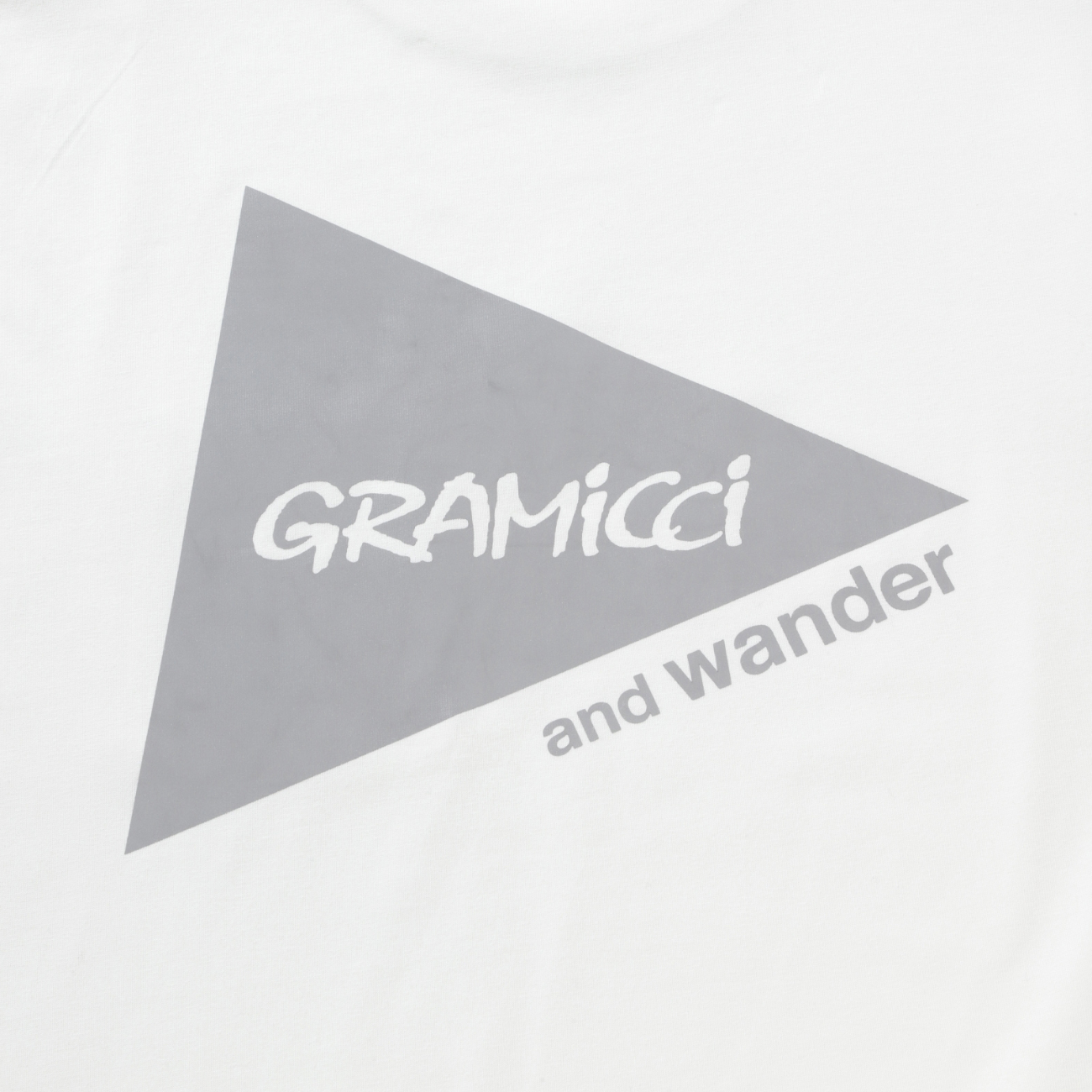 Gramicci x And Wander Backprint LS Tee - White