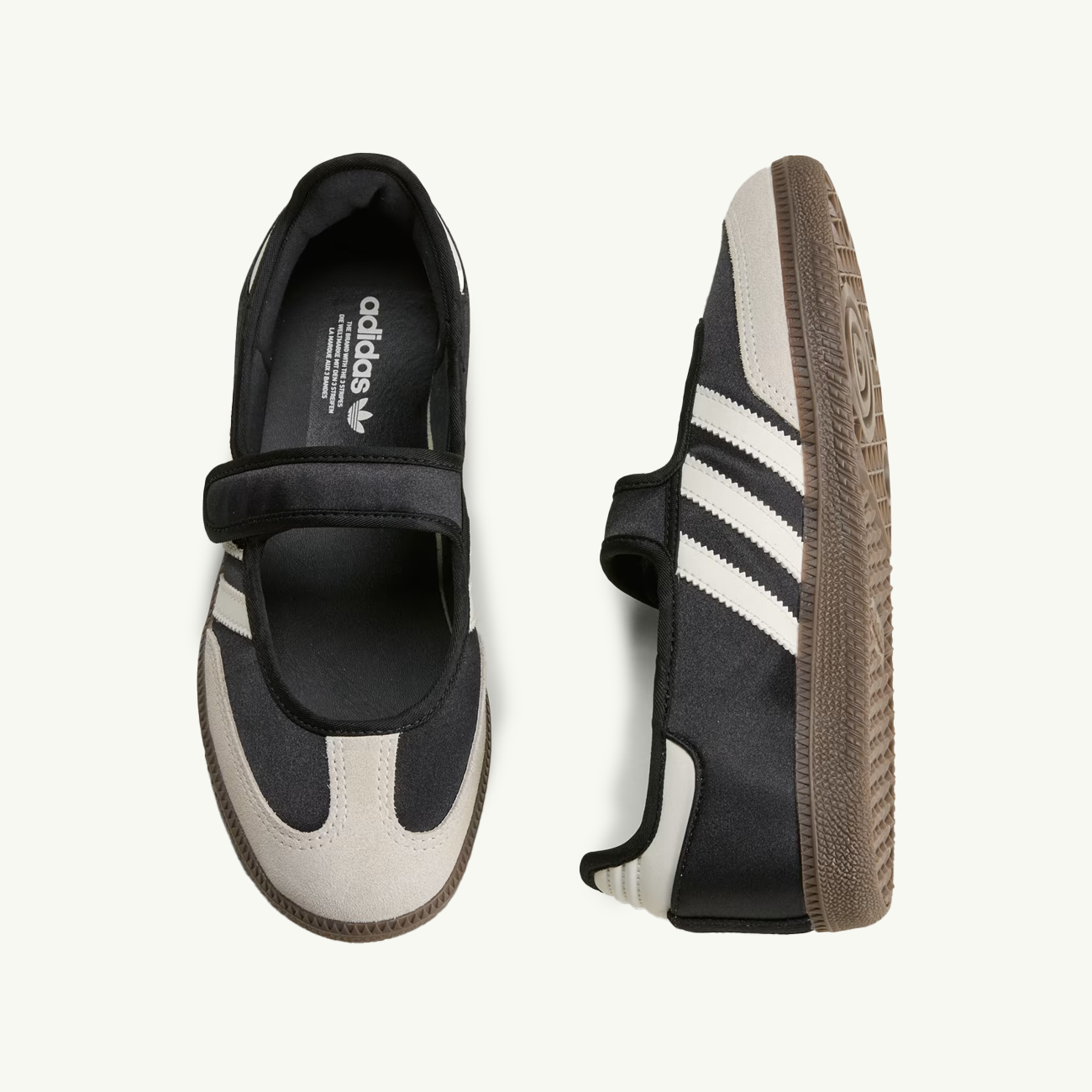 Women's Samba Jane - Core Black/Off-White/Gold Metallic