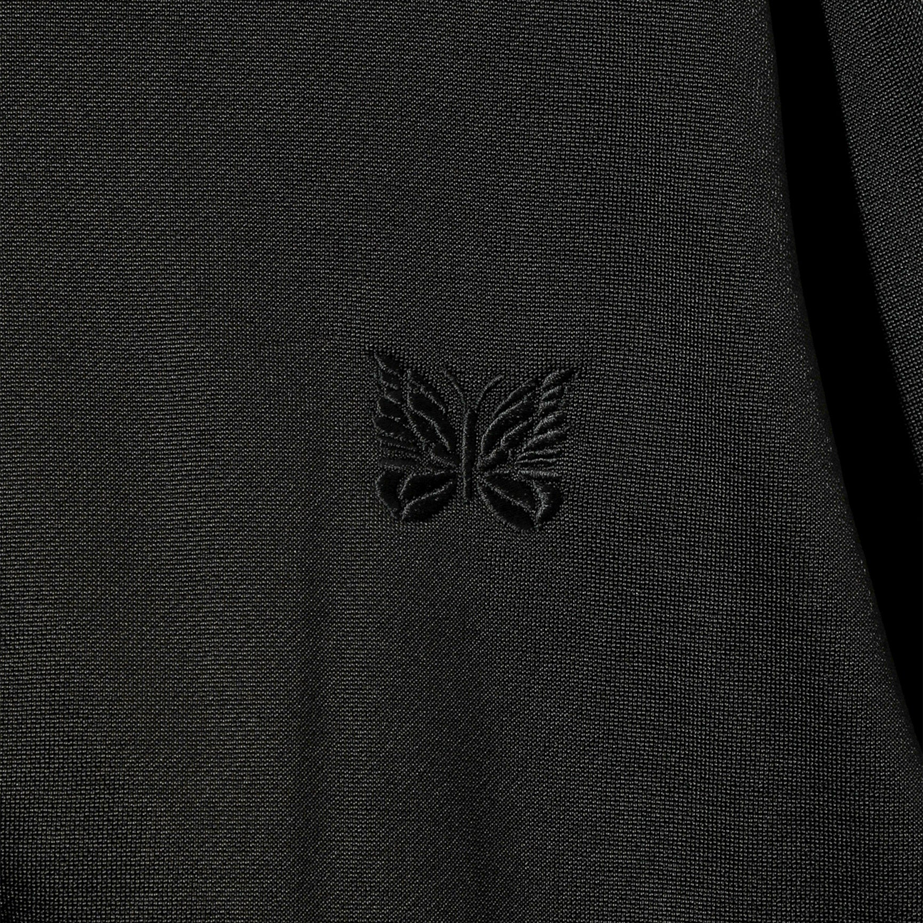 Zipped Hoody Bright Jersey - Black