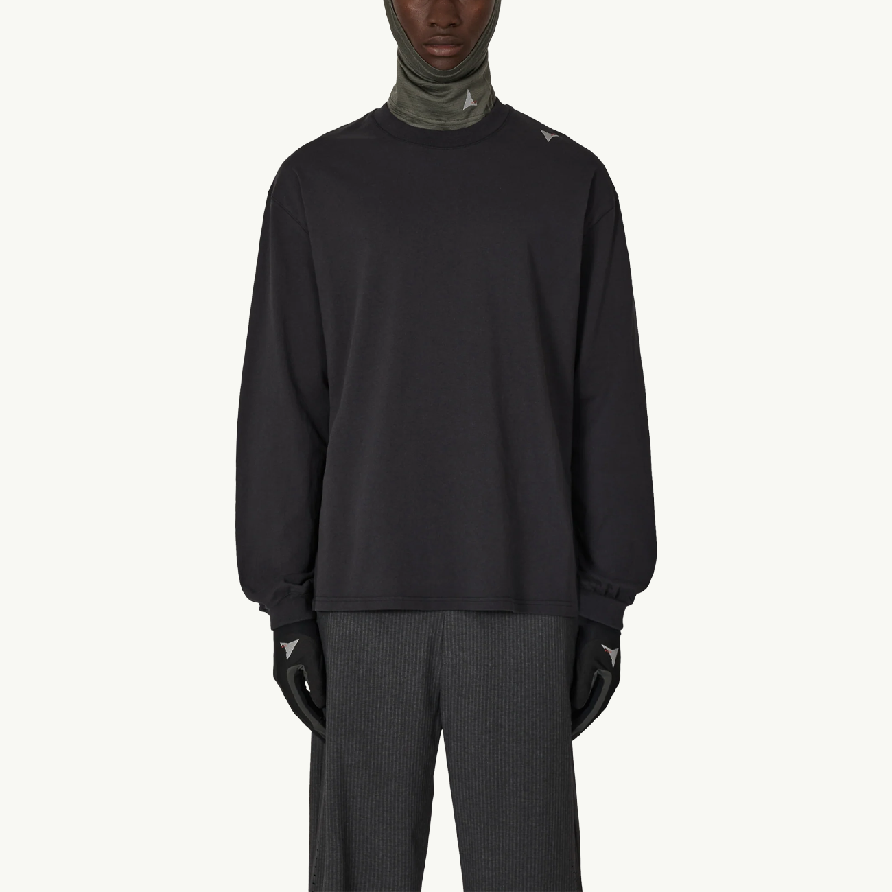 Logo Long Sleeve - Washed Black