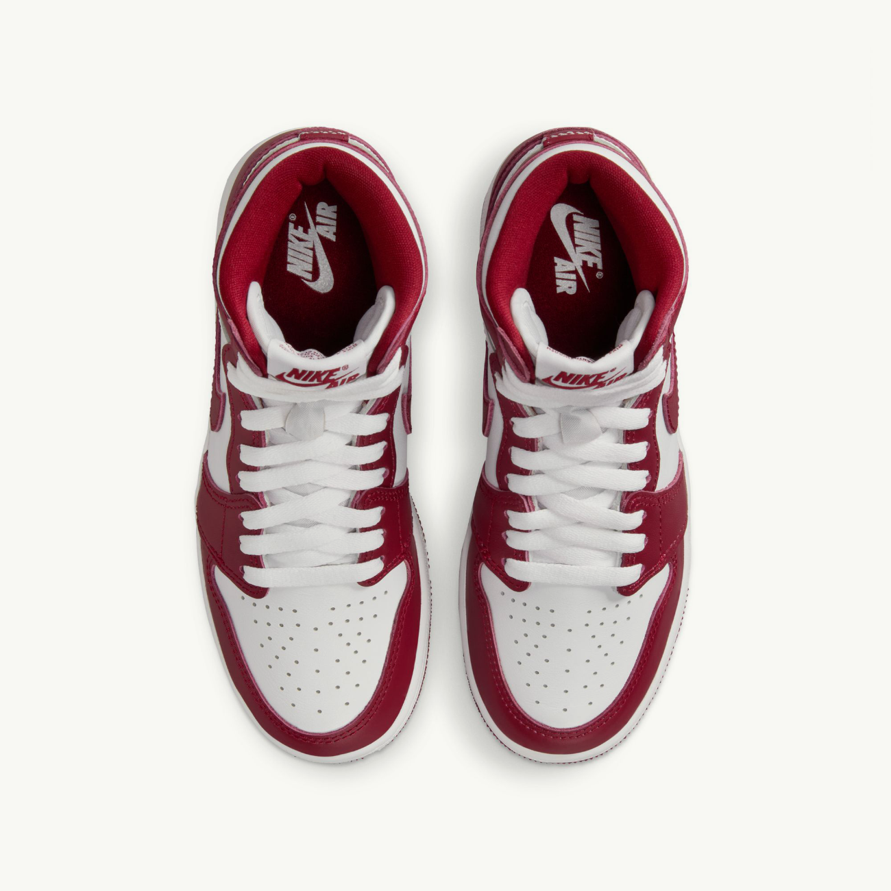 Grade School Air Jordan 1 Retro High OG - 'Artisanal Red'