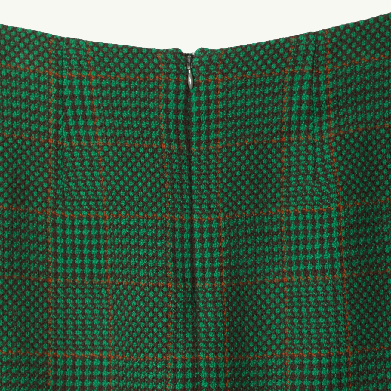 C.C. Houndstooth Skirt - Green