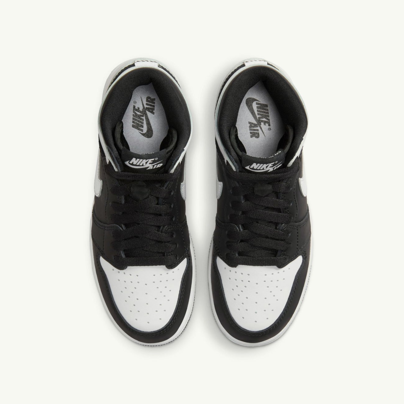 Grade School Air Jordan 1 Retro High OG - 'Reverse Panda'