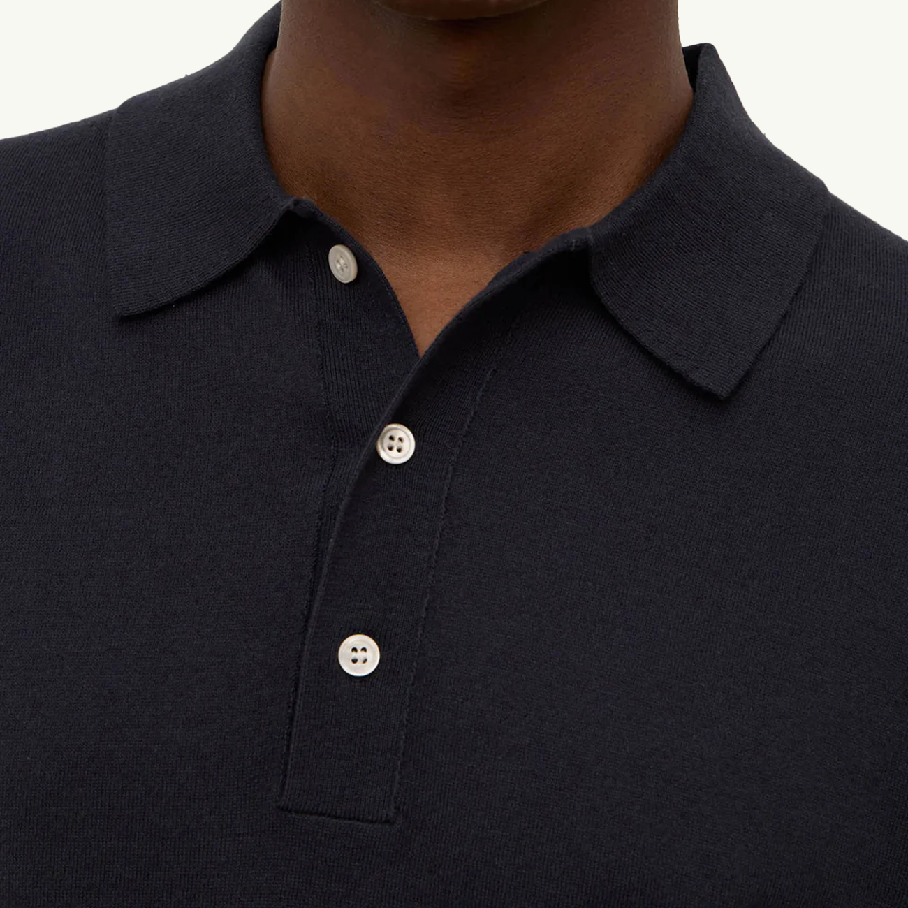 Henry Knit Polo - True Navy