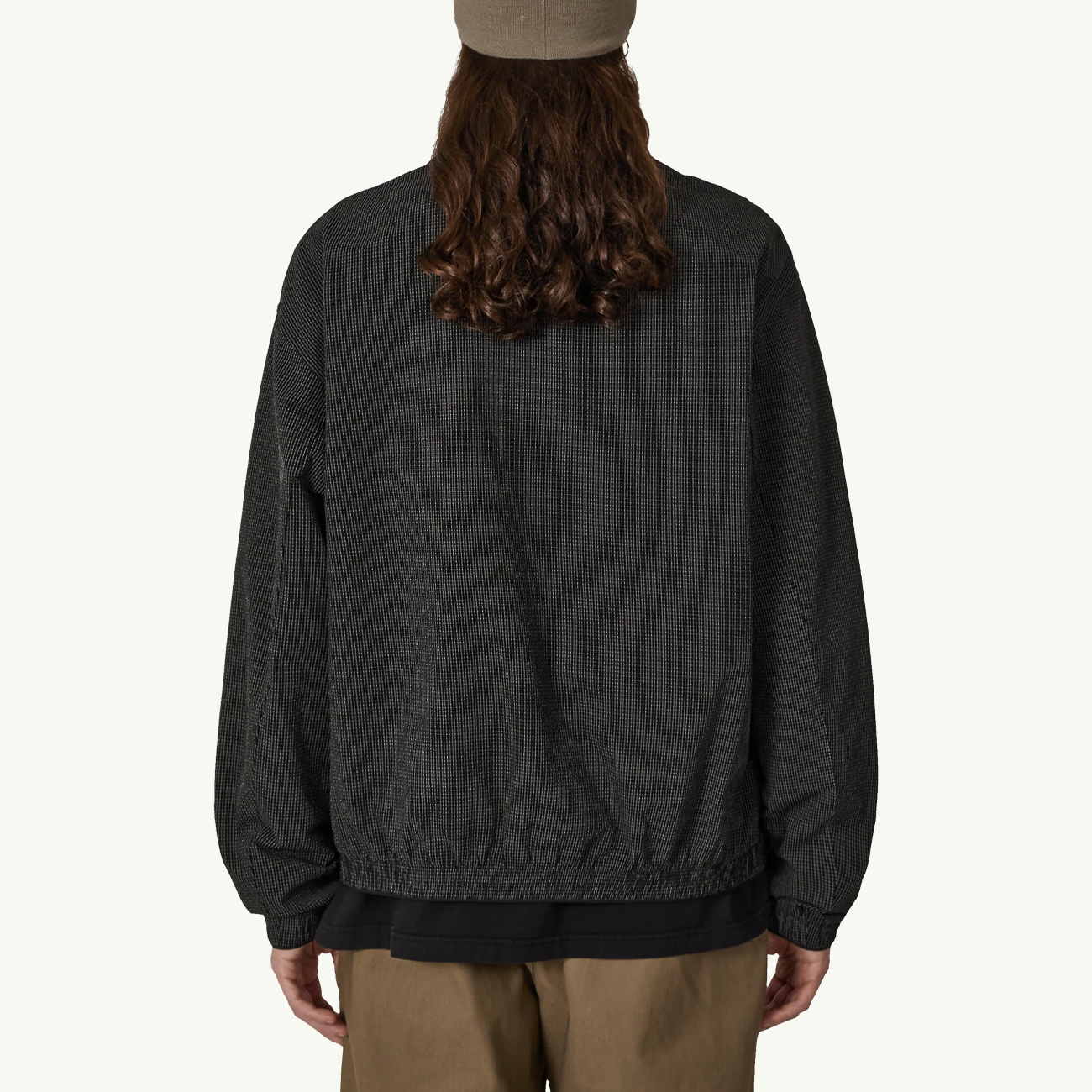 Lamon Reinforced Technical Zip Up Shirt - Black