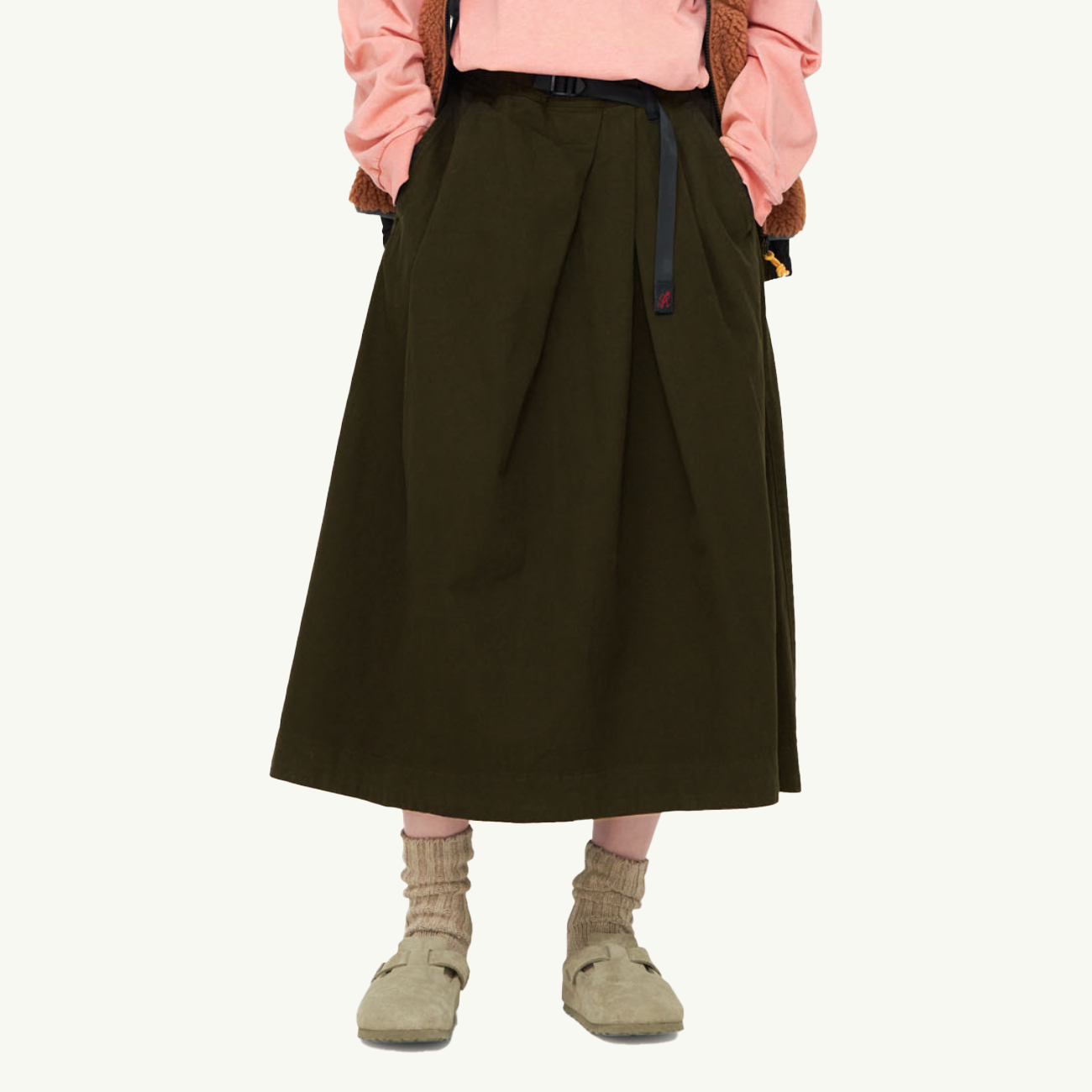 Women's Talecut Skirt - Dusty Olive