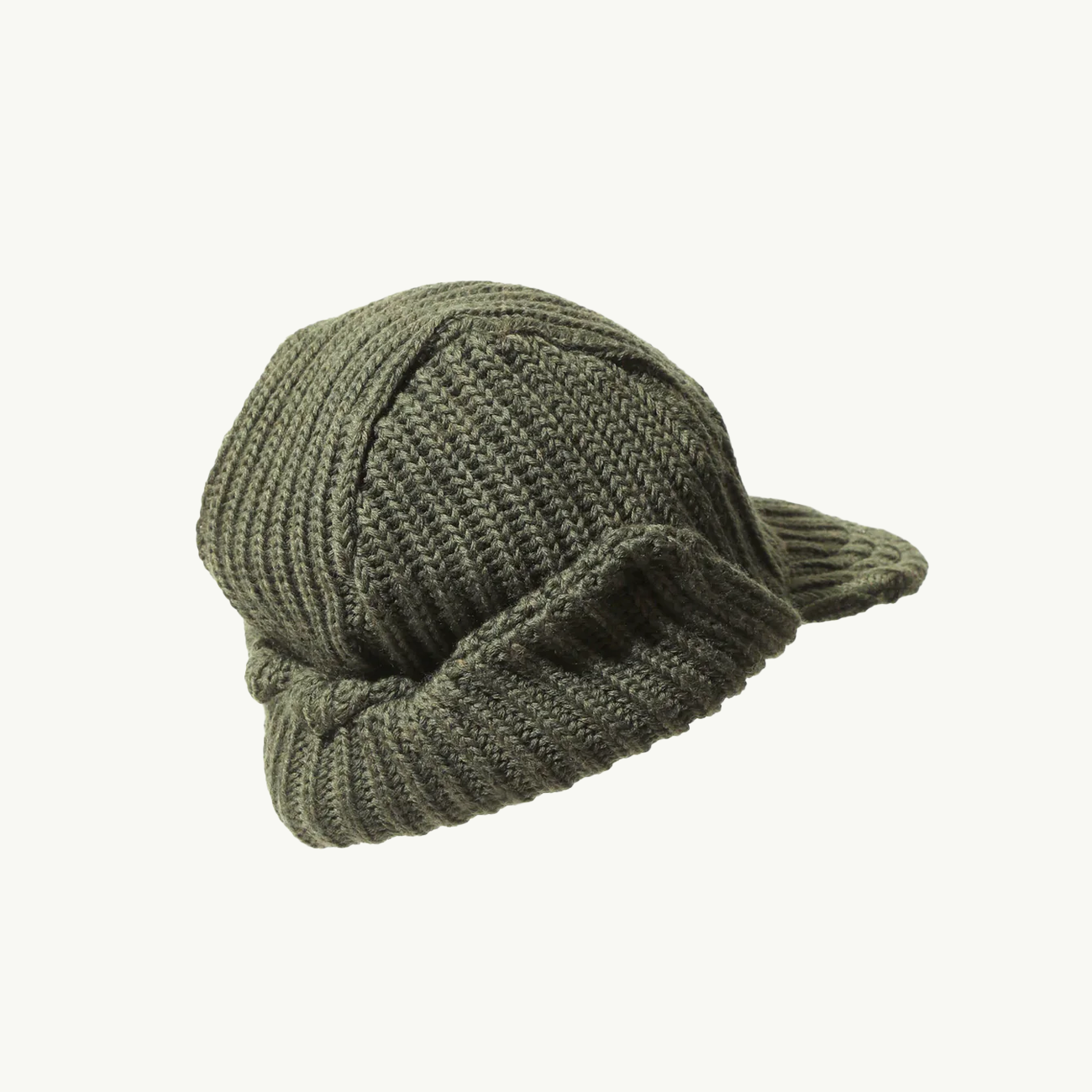 Bird Shooting Cap Merino Wool - Olive
