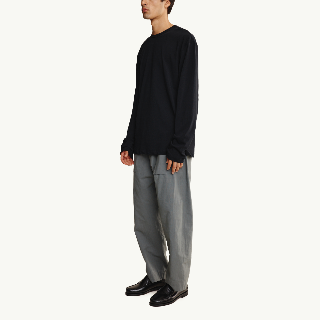 Kosta Long Sleeve Tee - Black