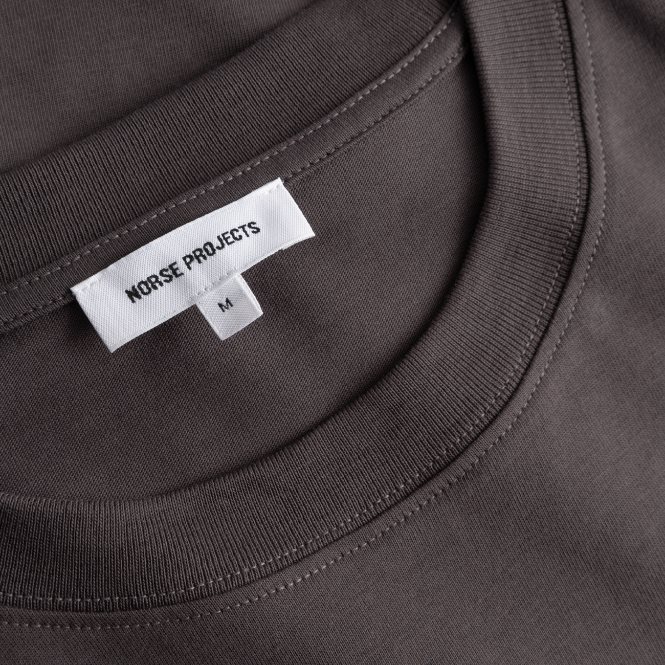 Dyrehaven Organic Logo Print T-Shirt - Shale