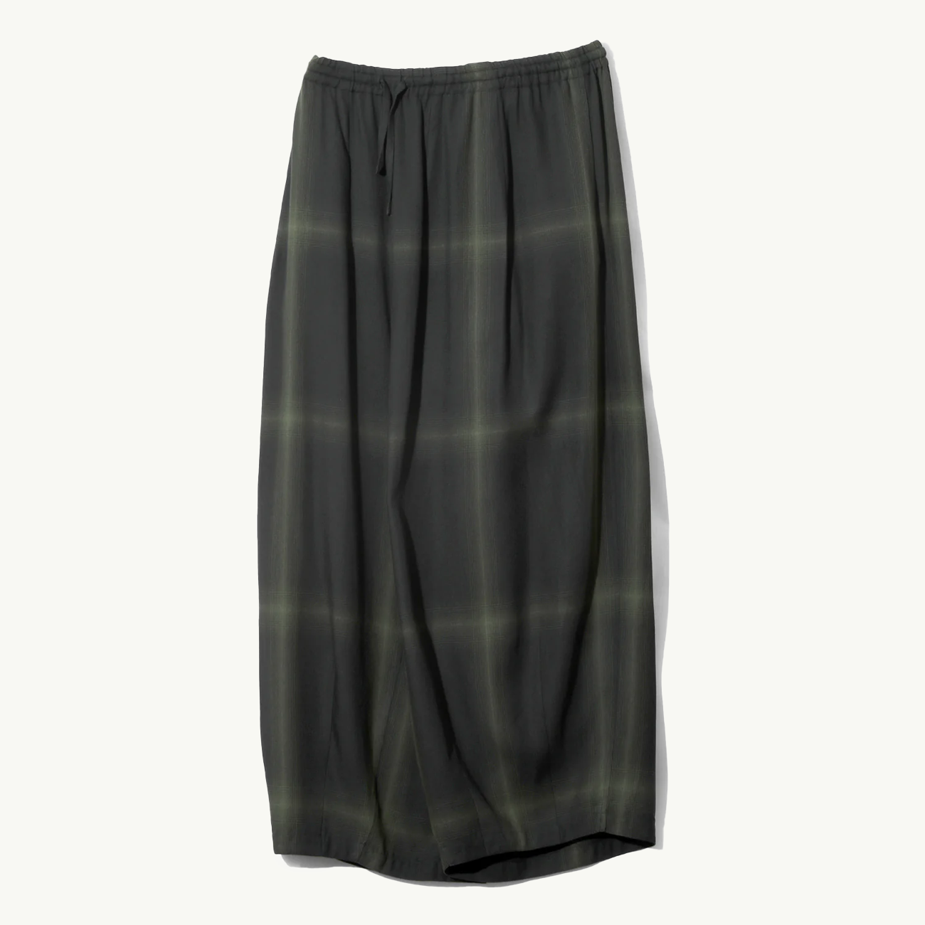 H.D. Pant Rayon Plaid - Black