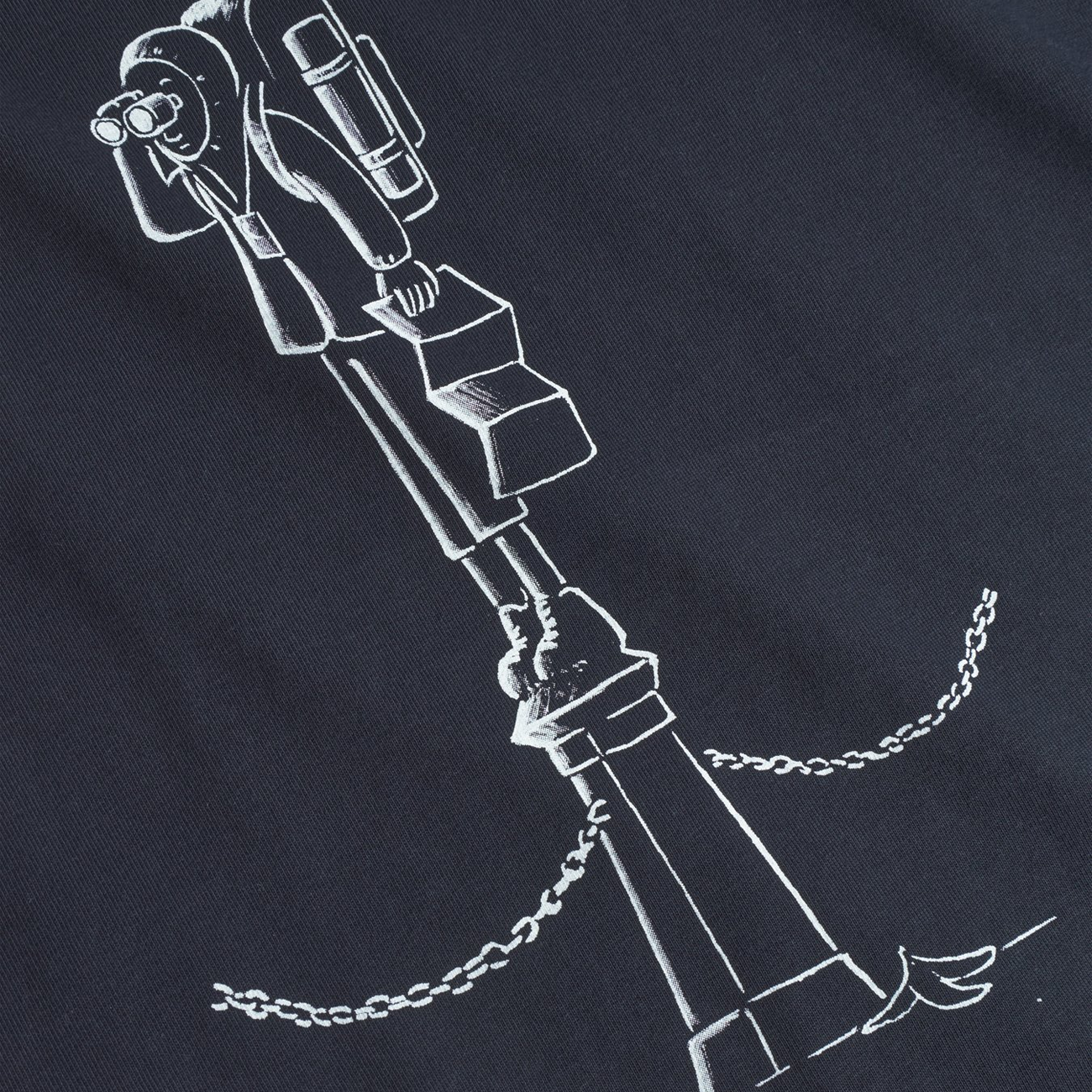 Norse x Daniel Frost Map Master Print T-Shirt - Dark Navy