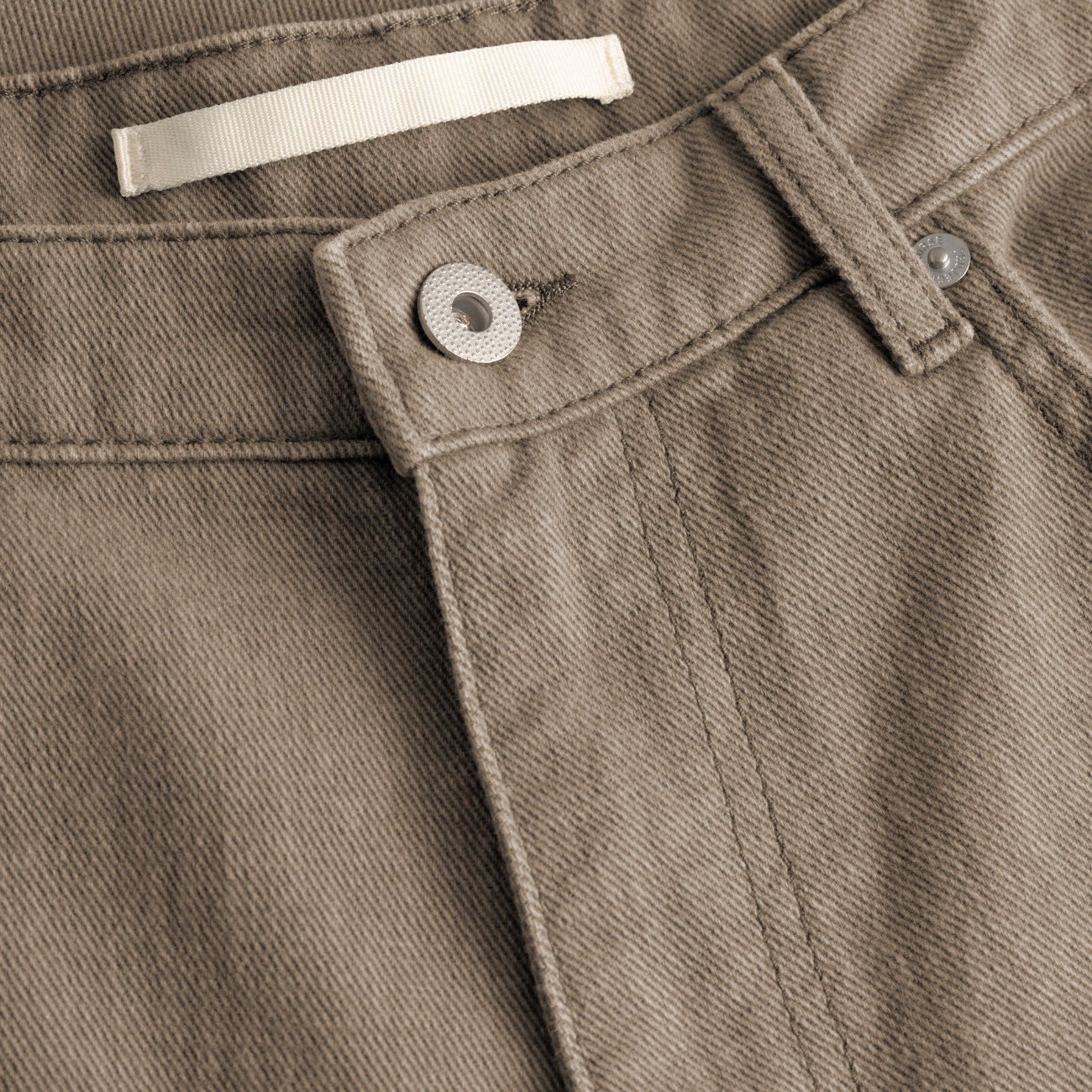 Korshavn Relaxed 5 Pocket Resist Dyed Twill - Walnut
