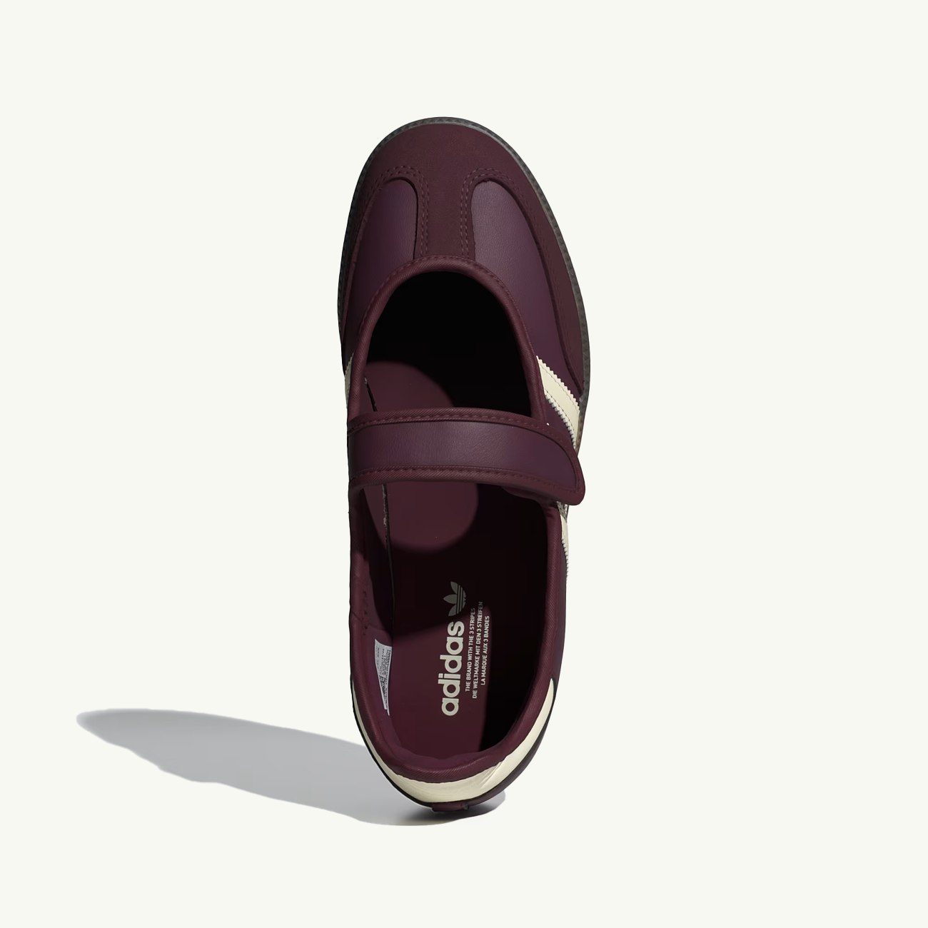 Women's Samba Jane - Maroon/Crew White/Gold Metallic
