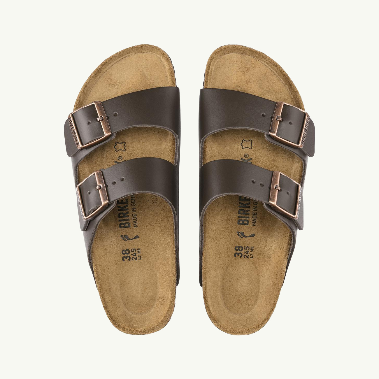 Arizona Smooth Leather Regular - Dark Brown