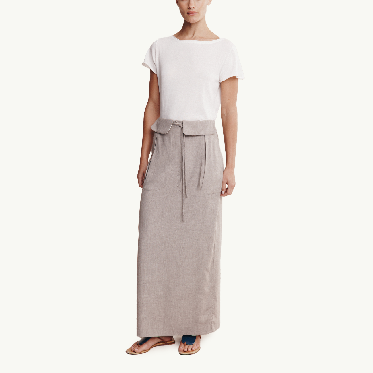 Beca Skirt - Grey Marle