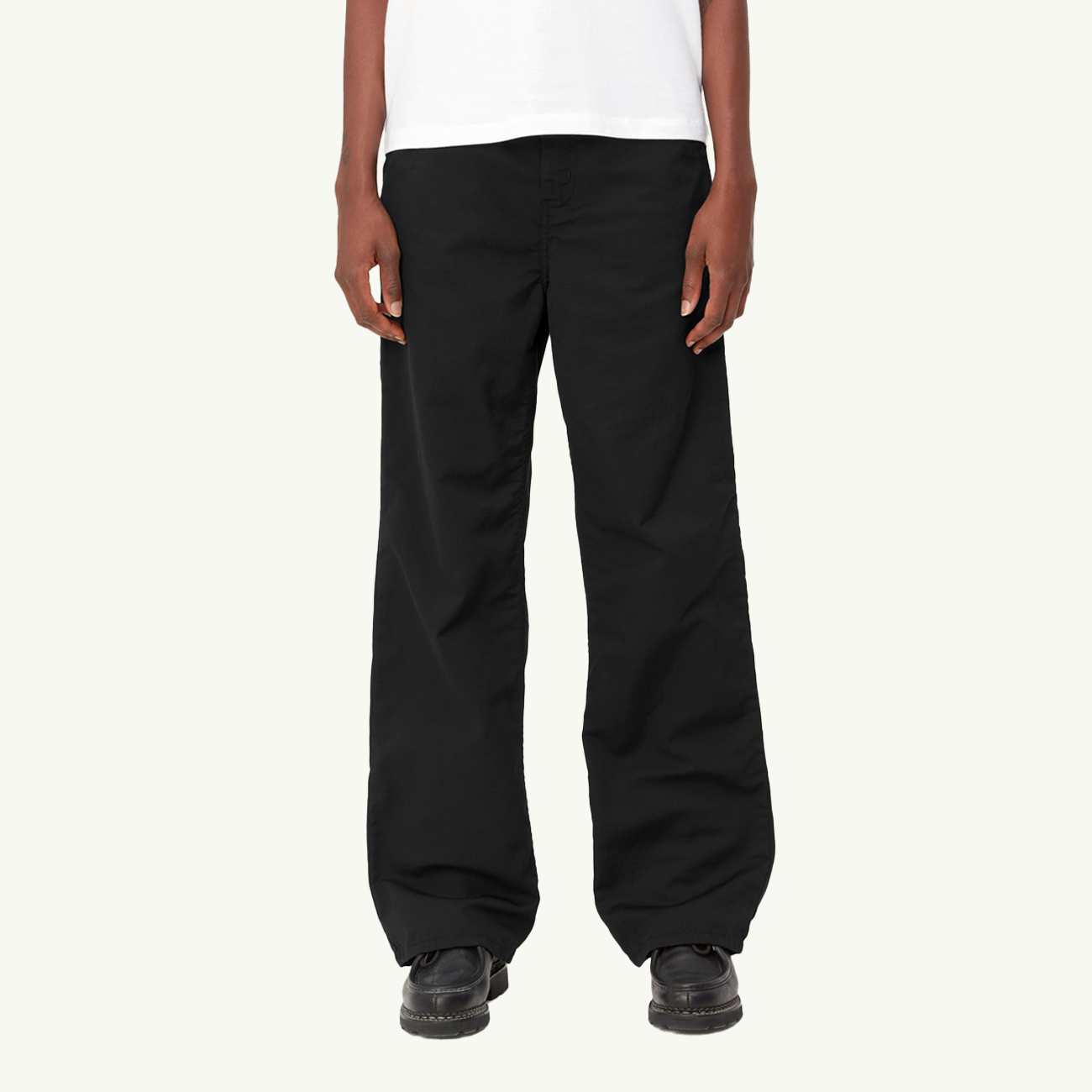 Women's Simple Pant - Black Rinsed