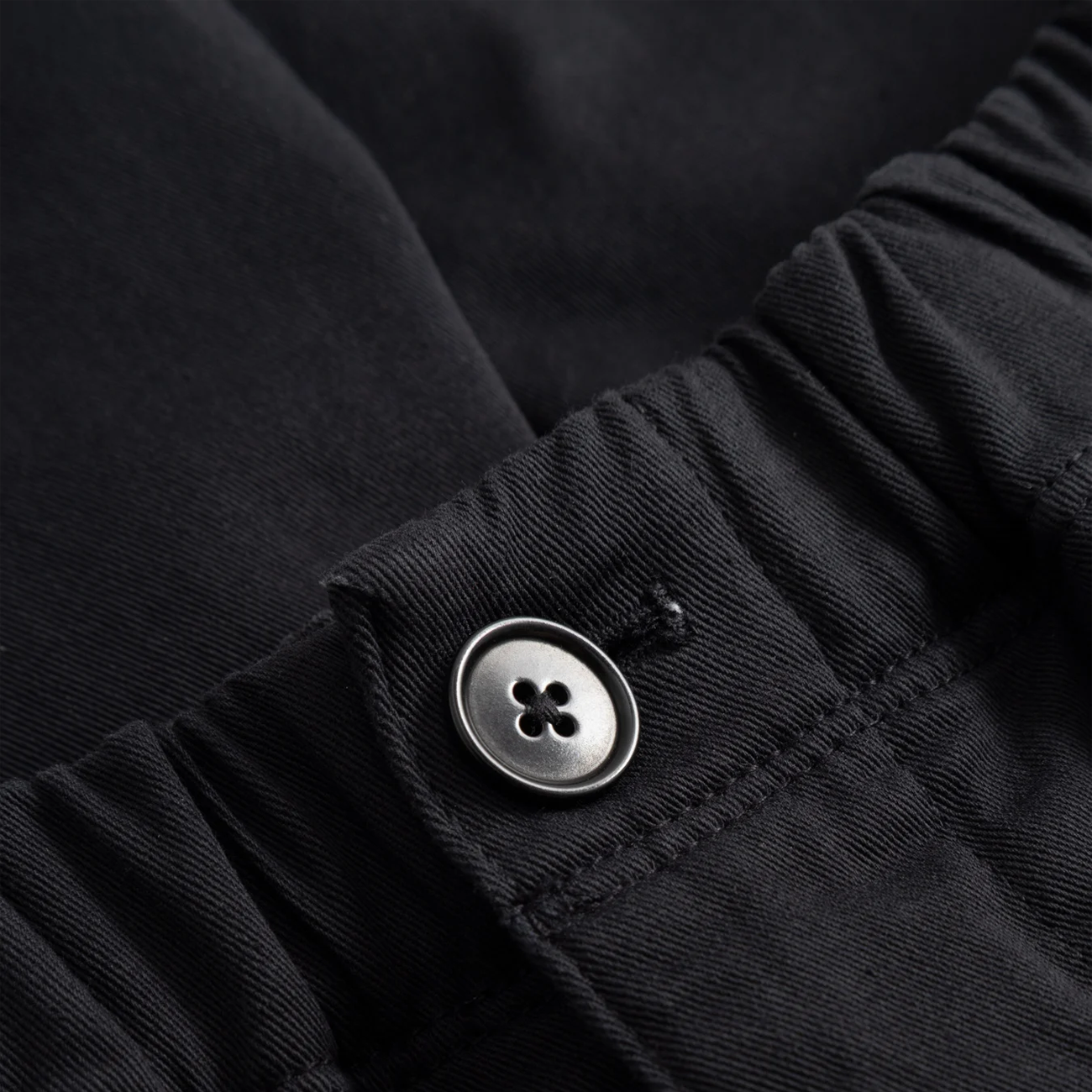 Trysil Regular Organic Stretch Twill Short - Black