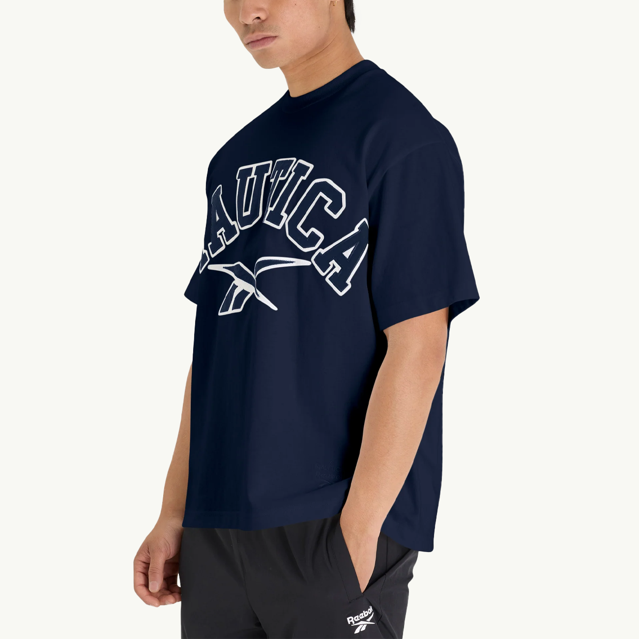 Nautica Japan x Reebok SS Pigment Dyed Tee - Navy