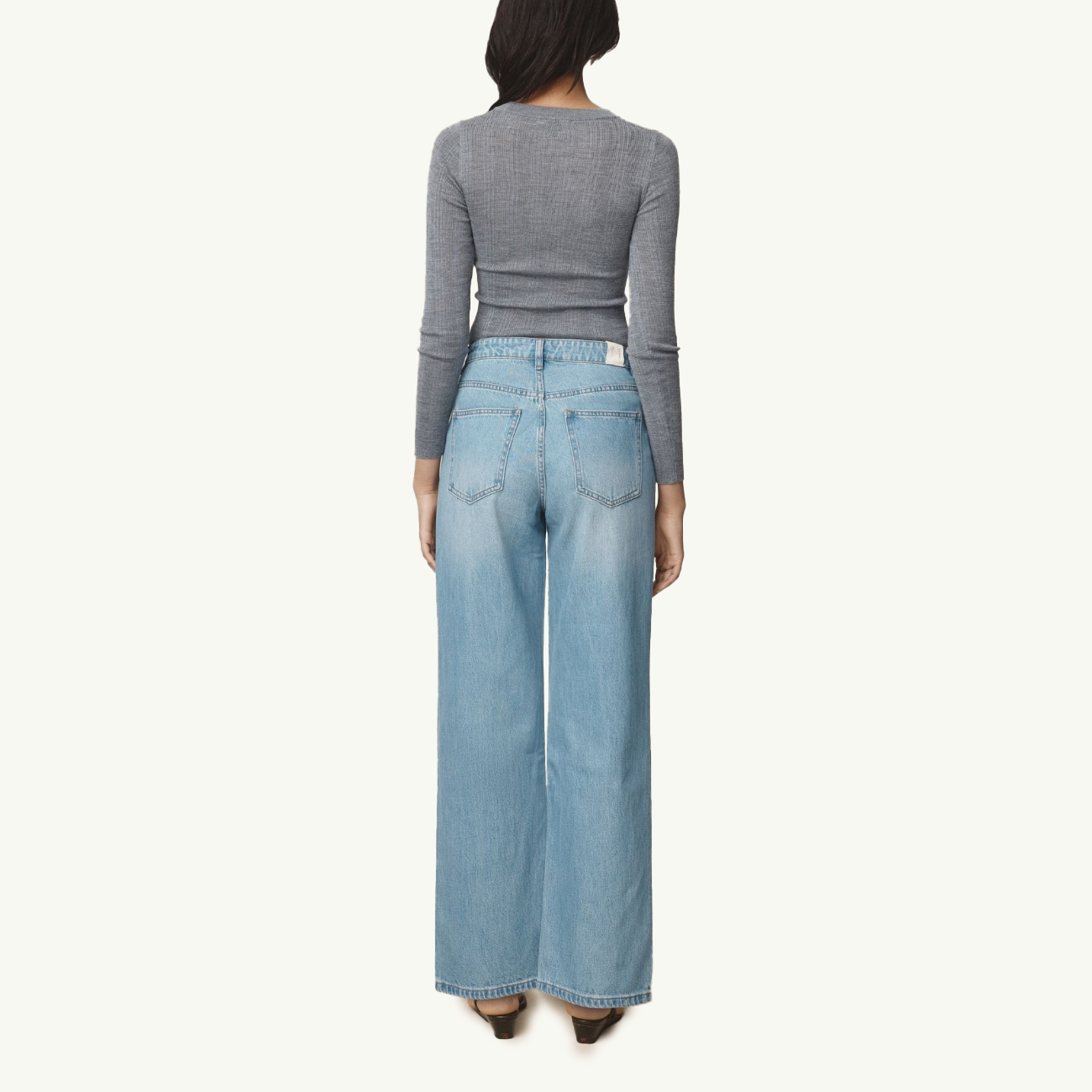 Wide Leg Jean - Classic Wash