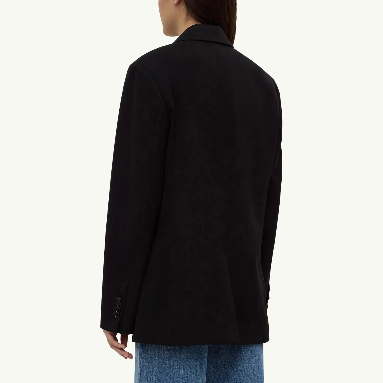 Anika Wool Blazer - Black