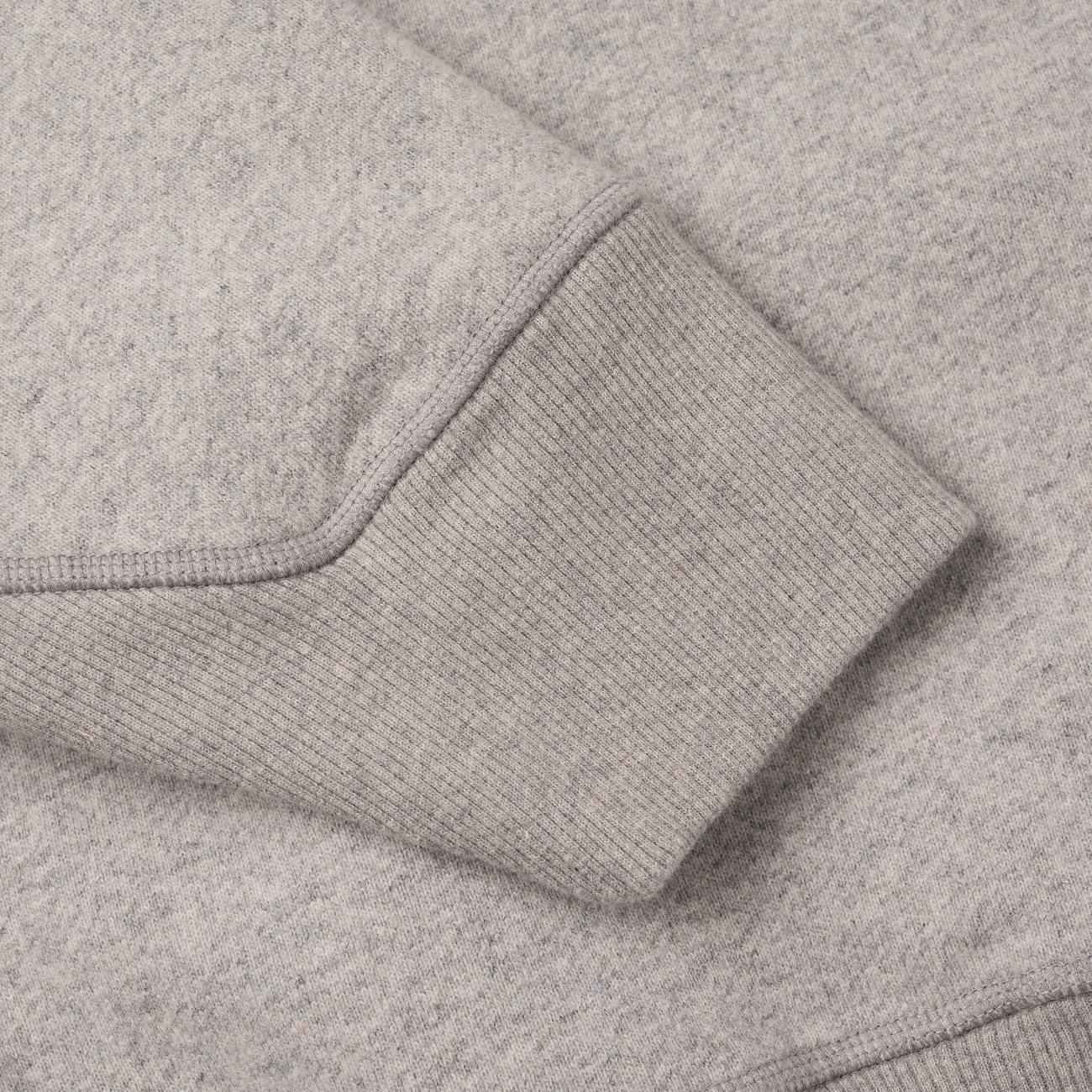 Marten Relaxed Cotton Wool Sweatshirt - Grey Melange