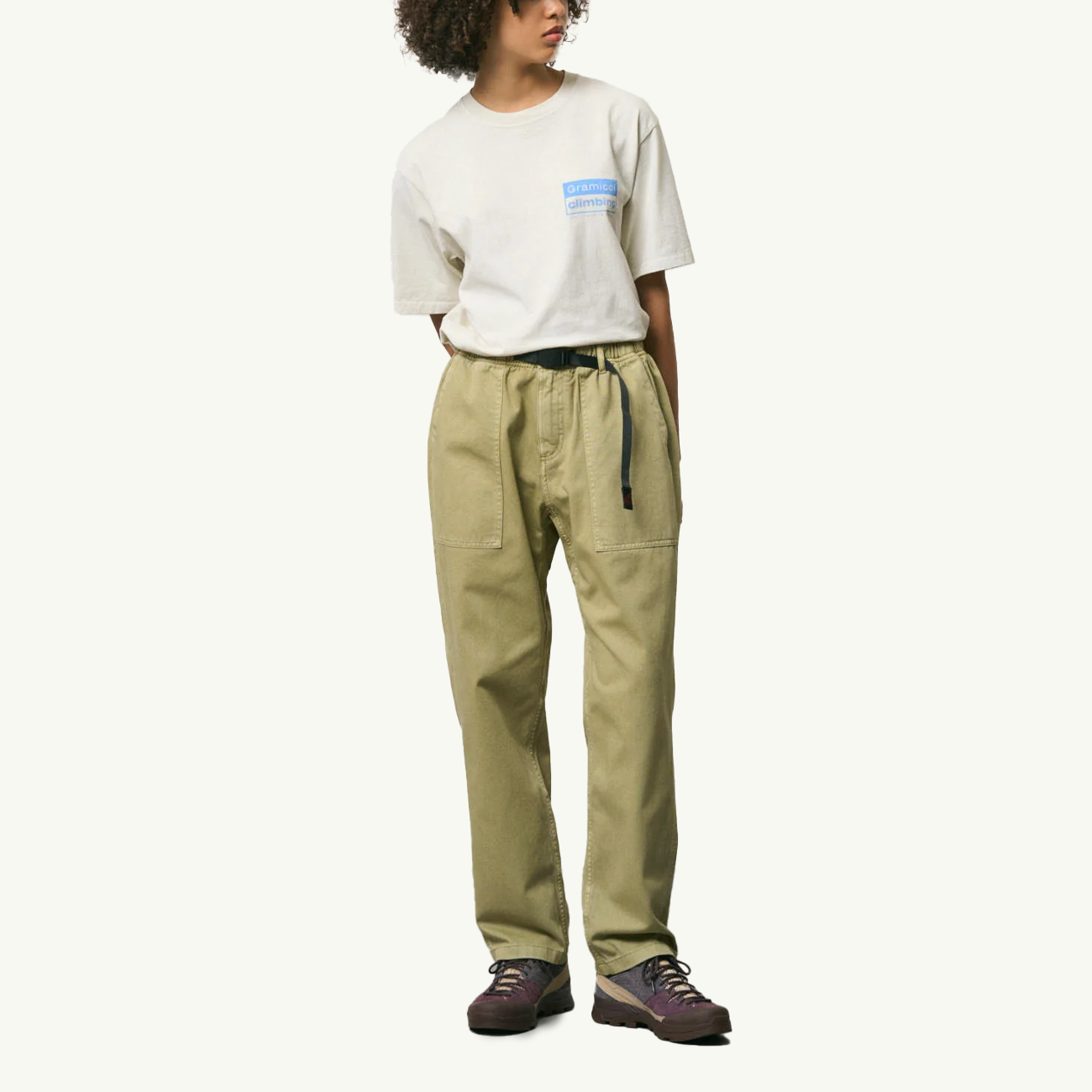 Cimbing Tee Pigment Dyed - Natural Pigment
