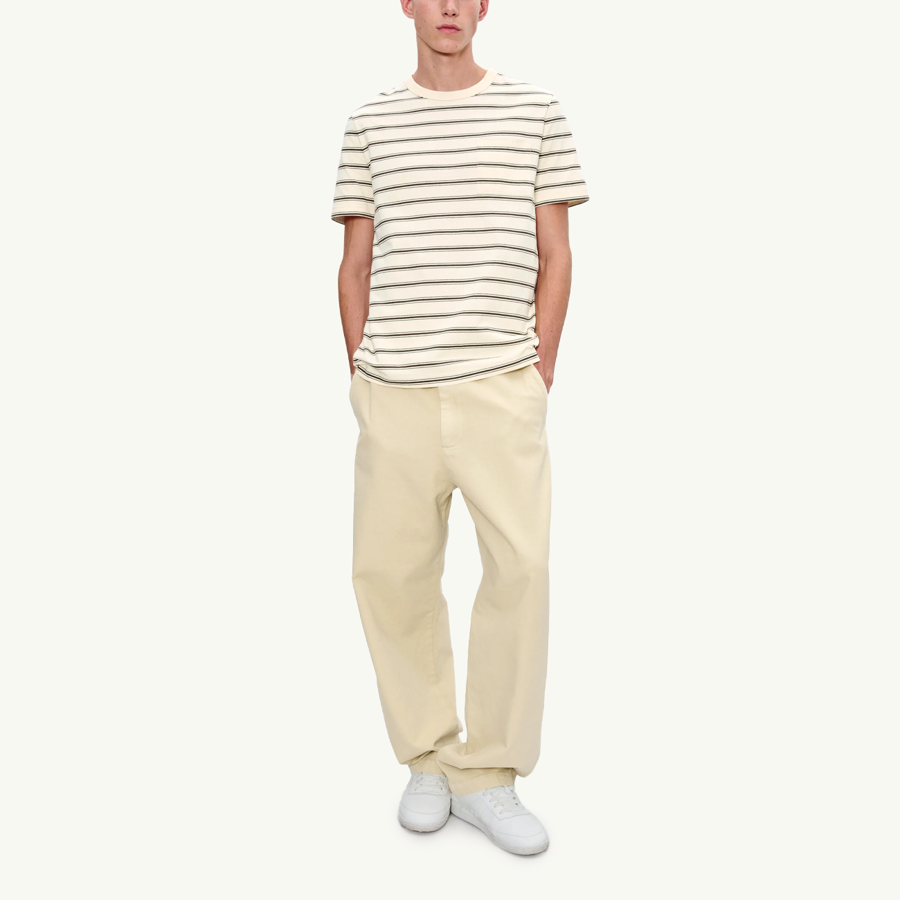 Striped T-Shirt - Ecru