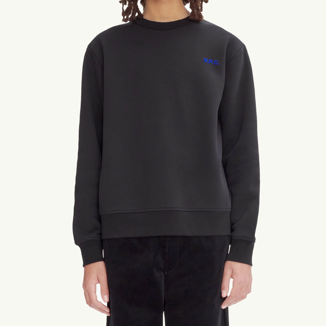 Boxy Sweatshirt Petit VPC - Noir/Blue