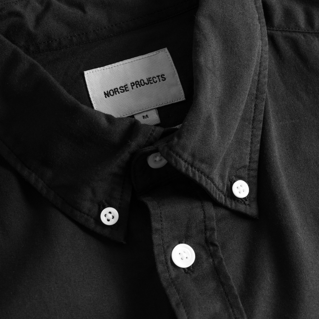 Osvald BD Twill Shirt - Black