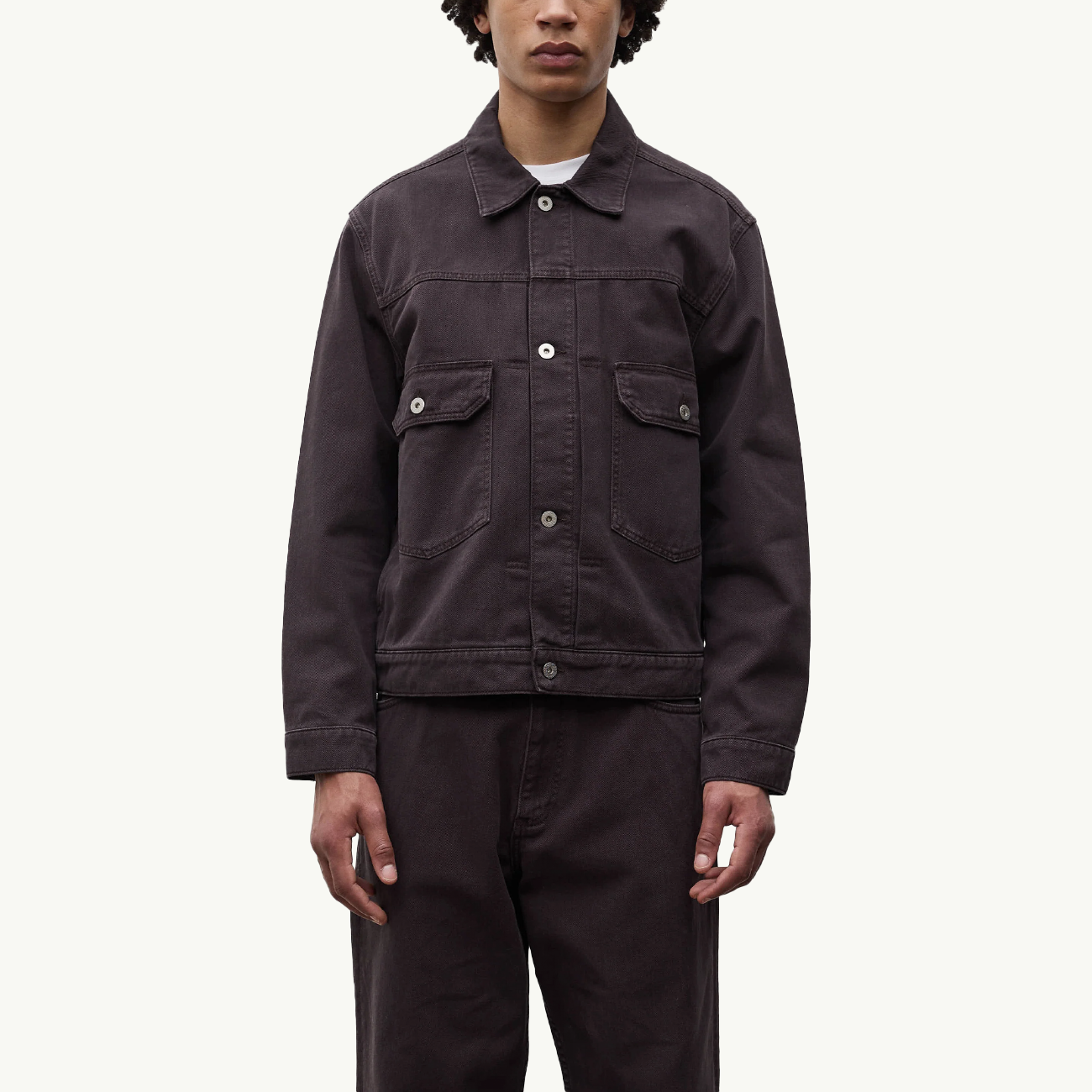Storadal Heavy Twill Type II Jacket - Darkest Purple