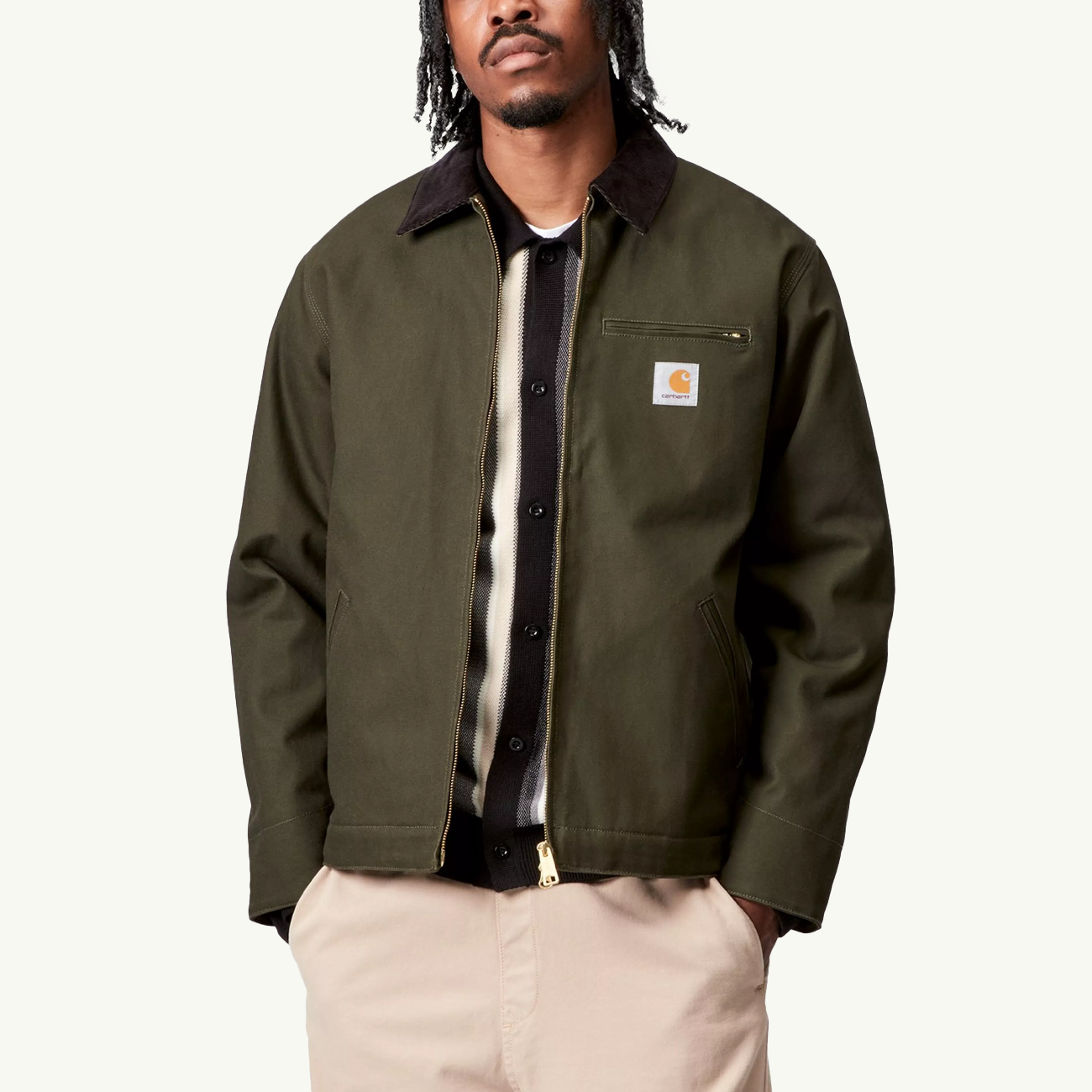 Detroit Jacket - Olive/Black