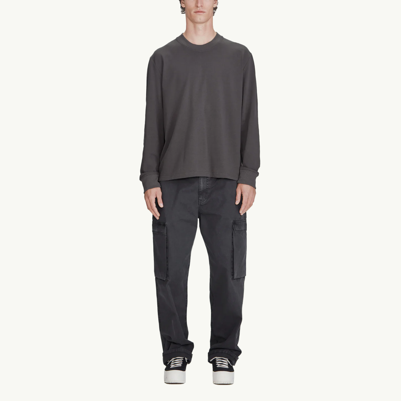 Heavy LS Tee - Graphite