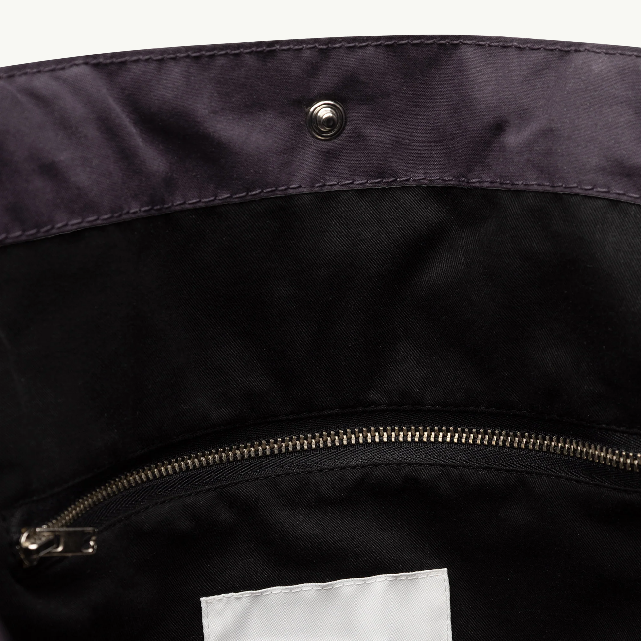 Pligt Wax Cotton Tote - Darkest Purple