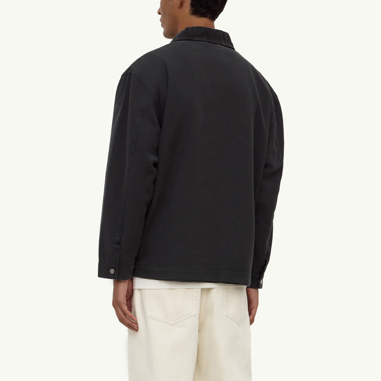 Joey Cotton Jacket - Washed Black