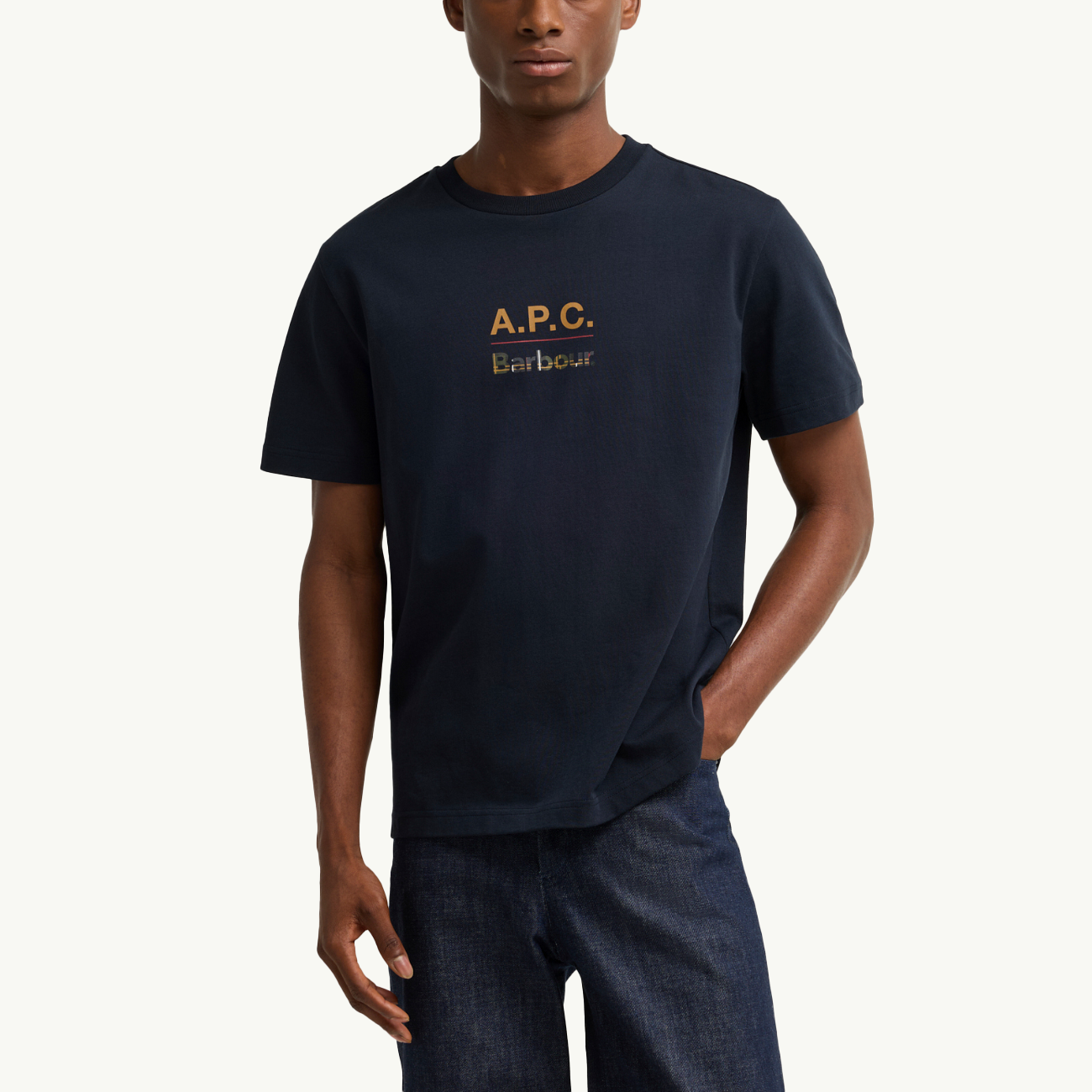 Barbour x A.P.C. T-Shirt - Dark Navy