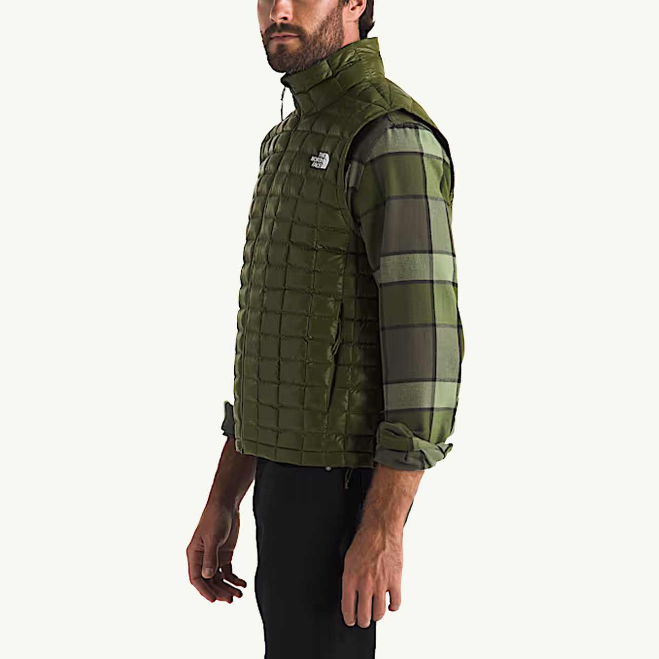 Men's Thermoball Vest - Woodland Green