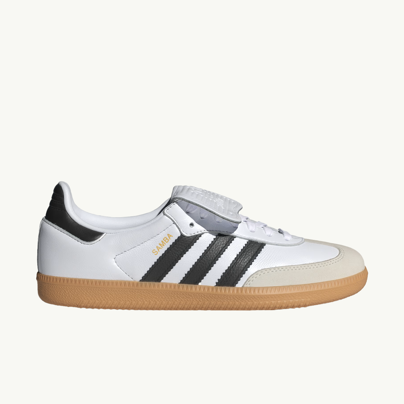 Women's Samba LT - White/Core Black/Gold Metallic