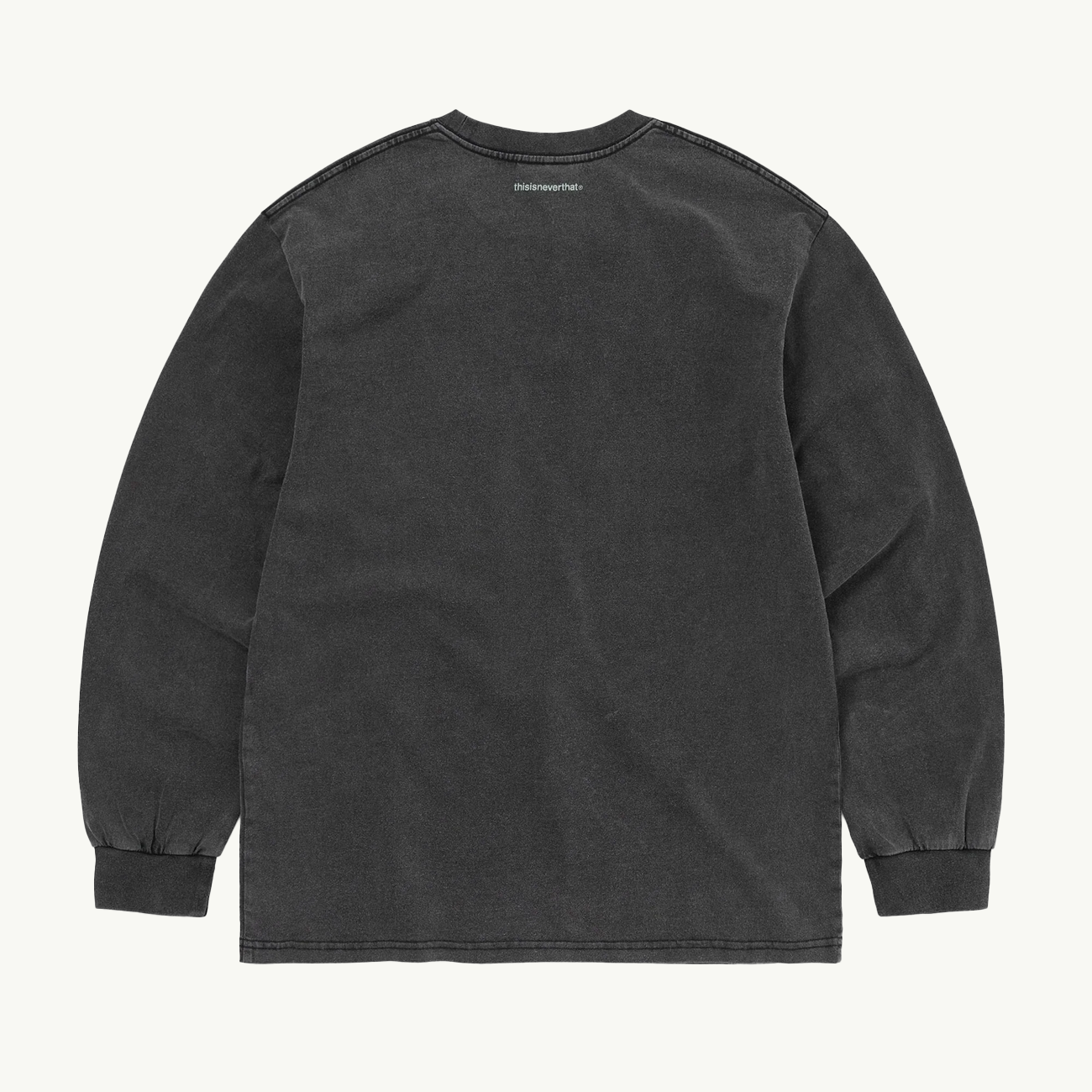T-Logo LS Tee - Washed Black