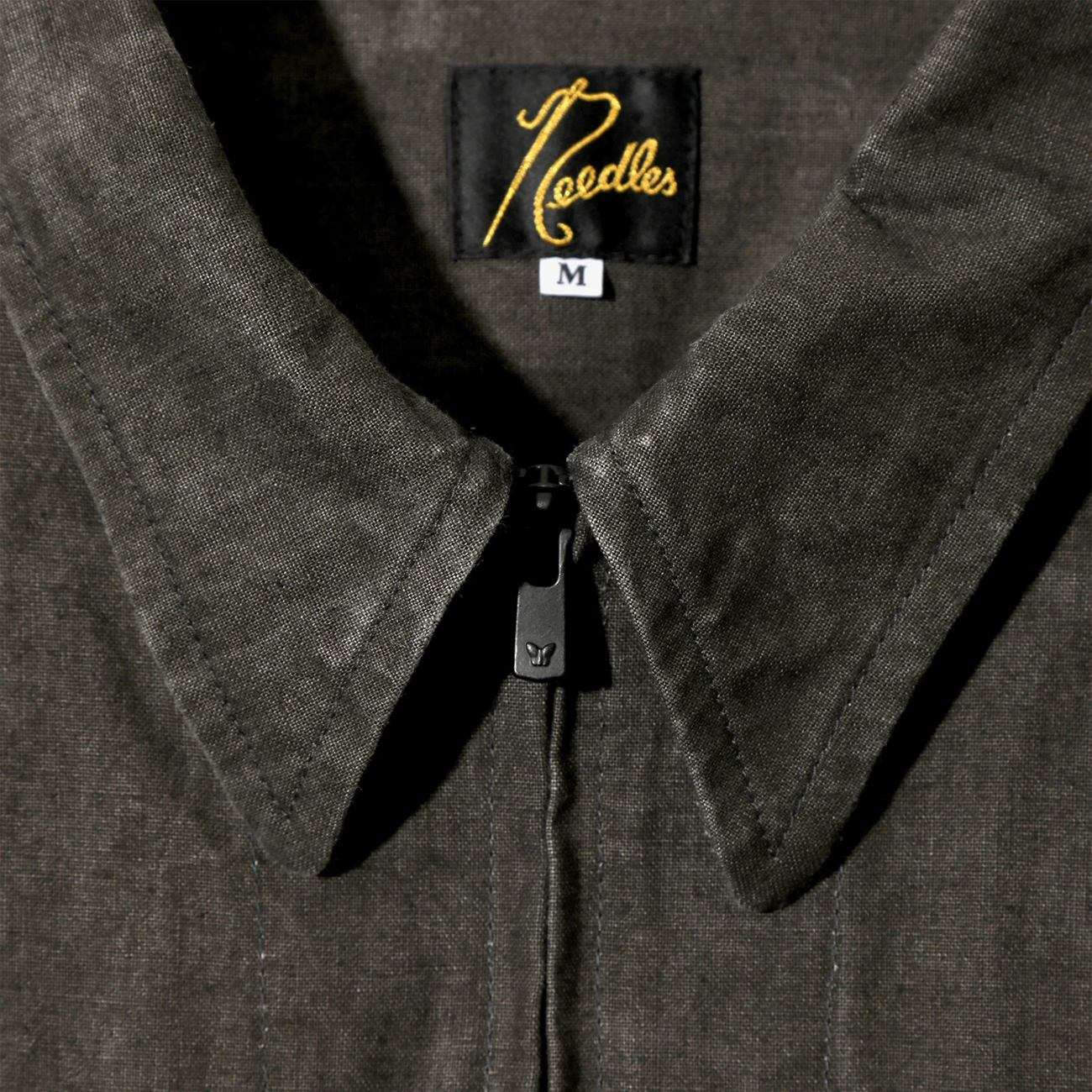 Zipped Work Jacket - Black