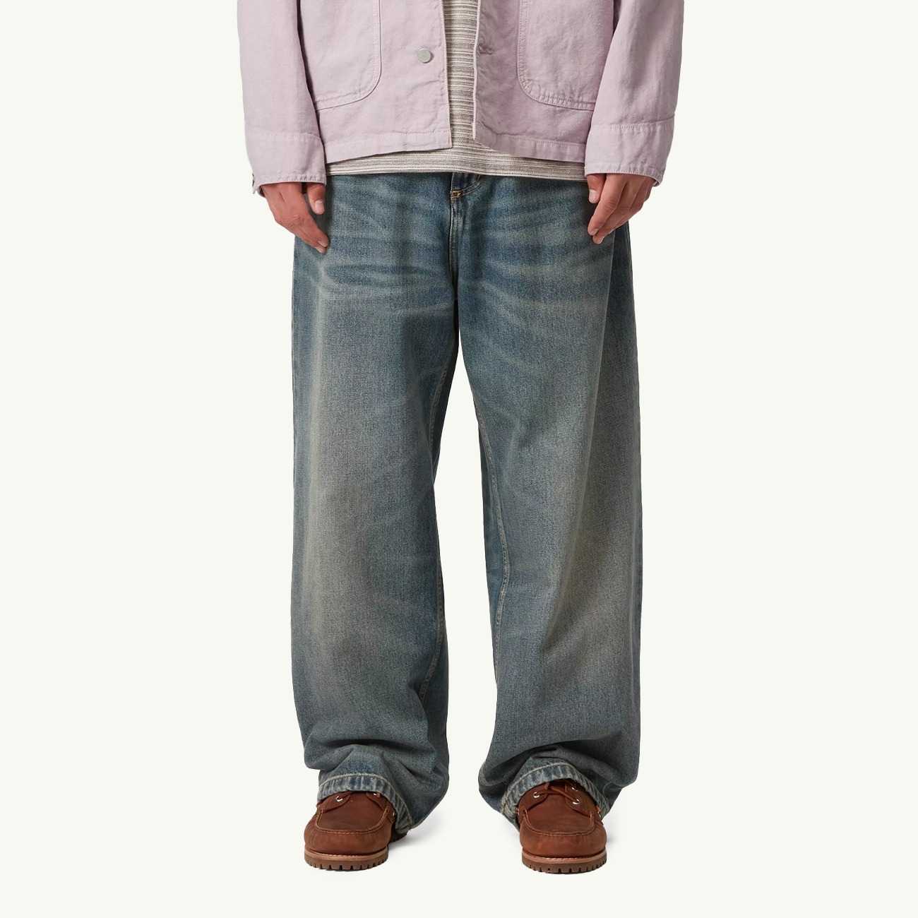 Brandon Pant - Blue Worn Used Wash