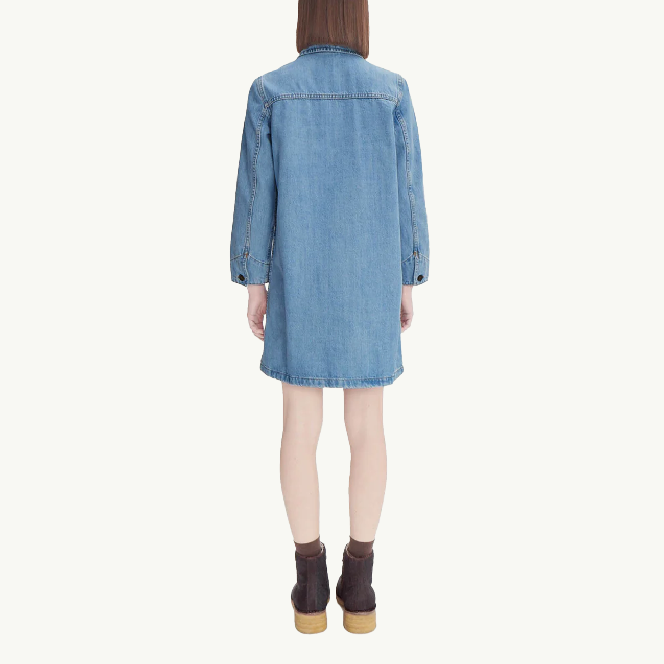 Women's Aurelia Dress - Soft Stone Washed Indigo