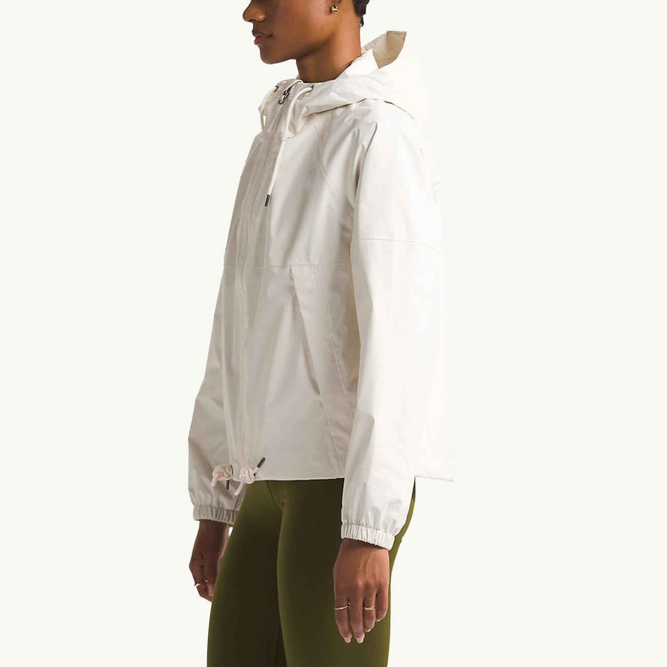 Women's Antora Rain Hoodie - White Dune