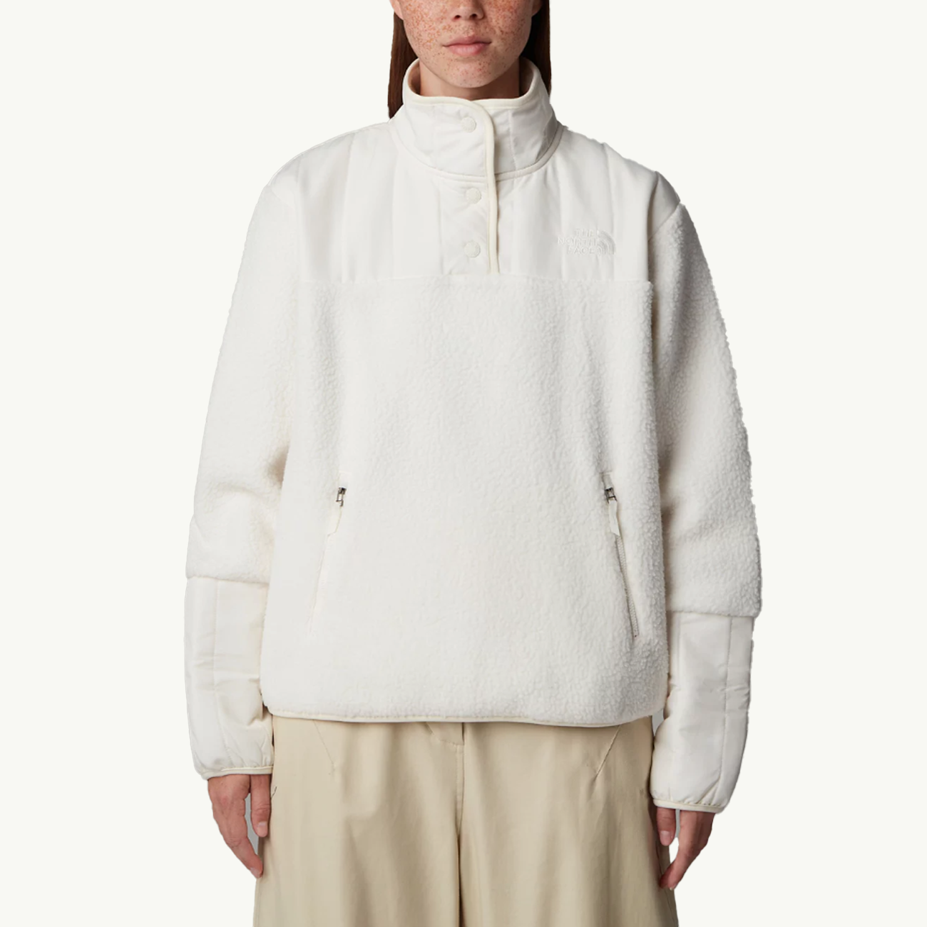 Women's Cragmont Fleece 1/4 Snap - White Dune