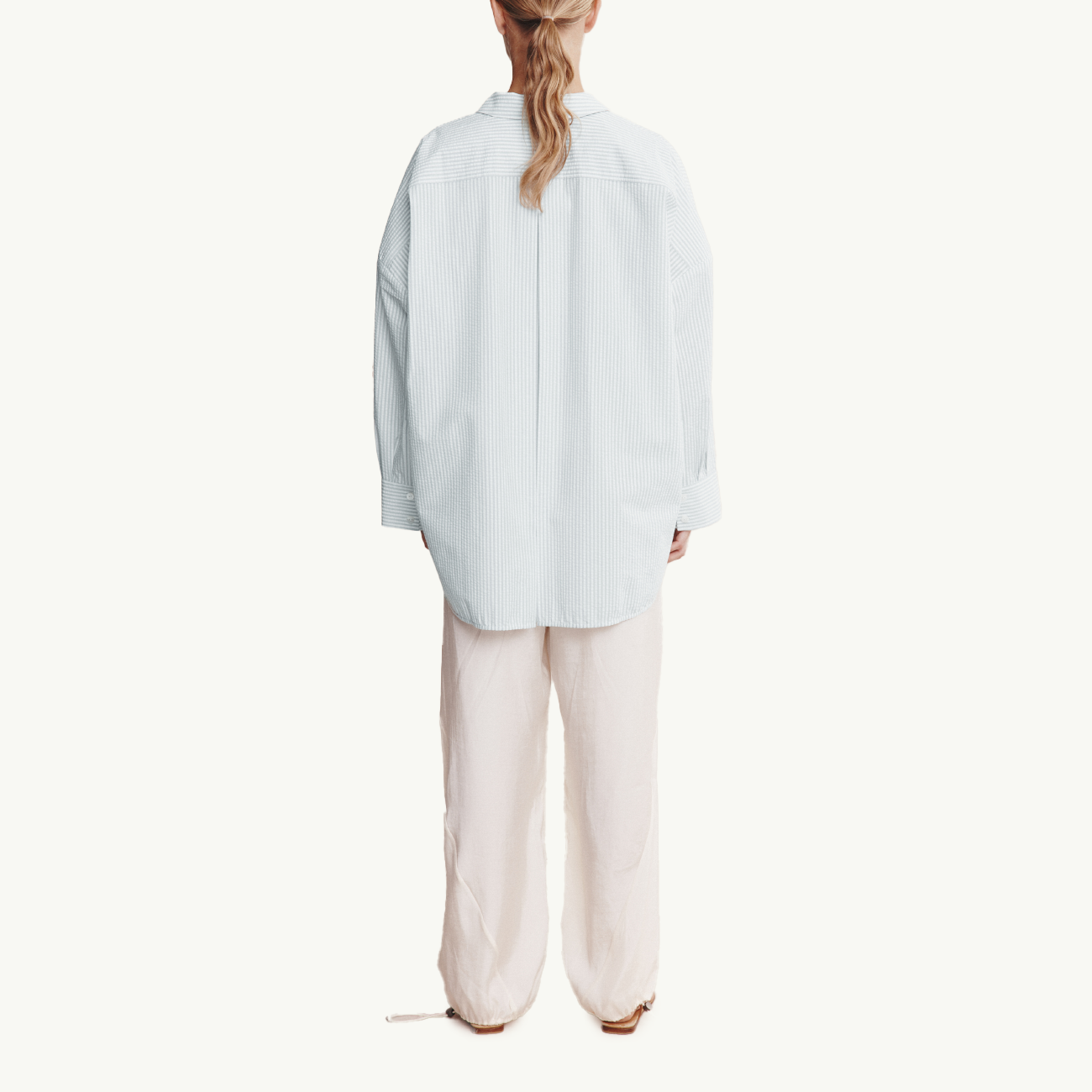 Mella Shirt - Mist Stripe