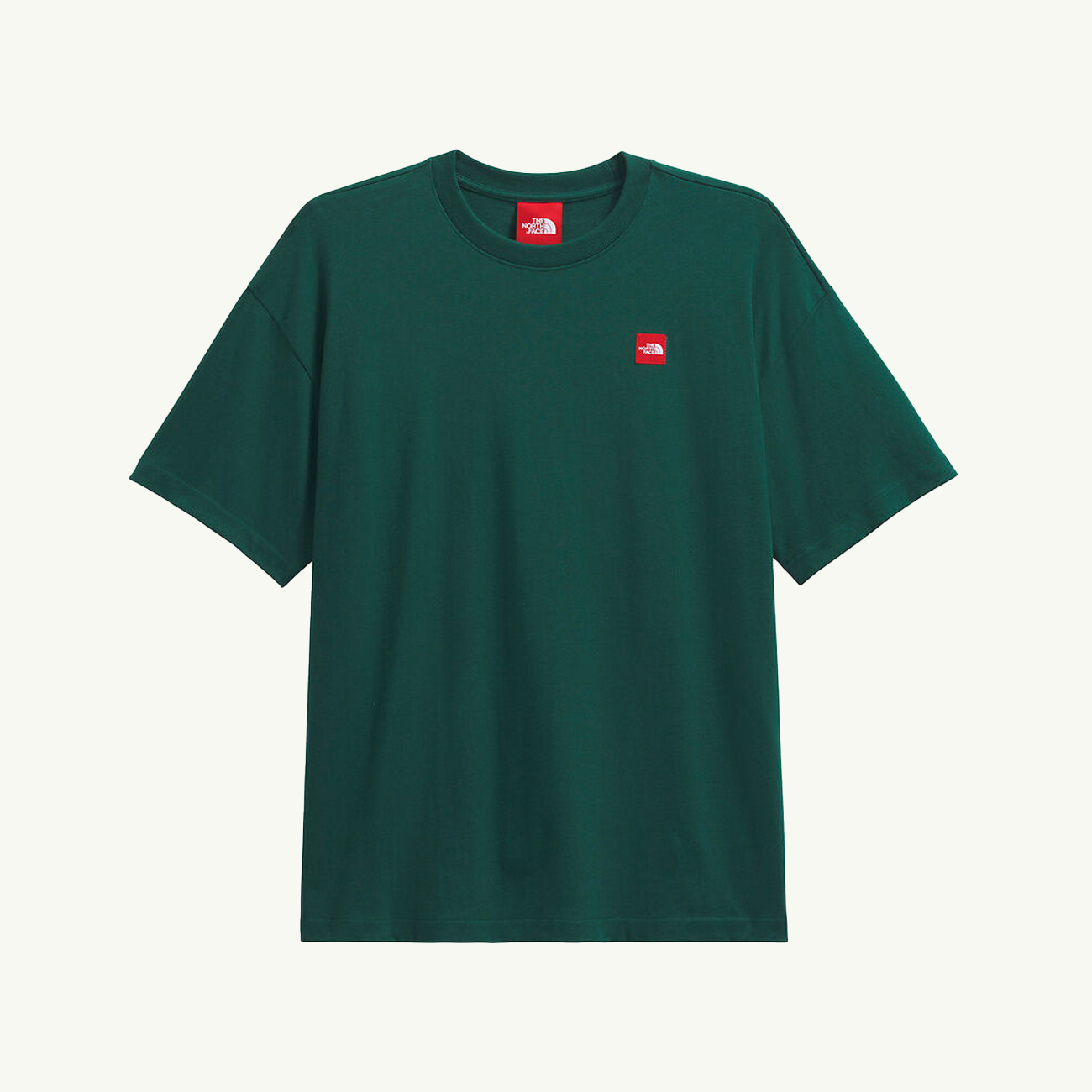 Red Box Short-Sleeve Tee - Hunter Green