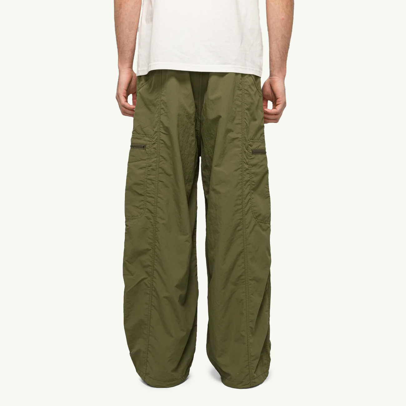 Women's Nylon Balloon Pant - Olive