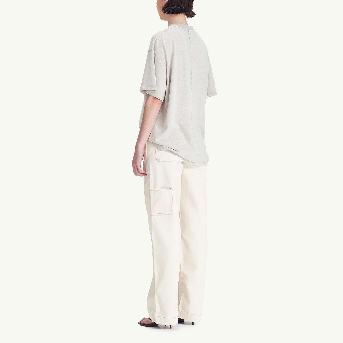 Women's Hemp Boy Tee - Vintage Stone