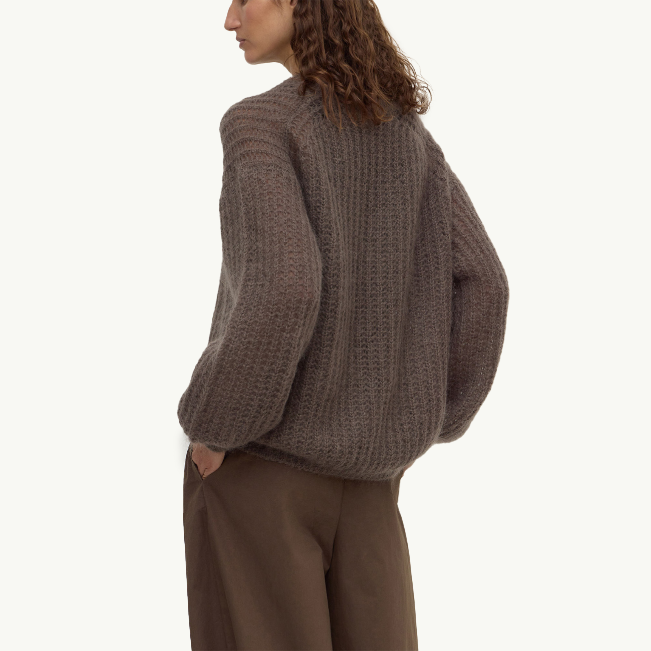 Tulsa Mohair Knit - Bark