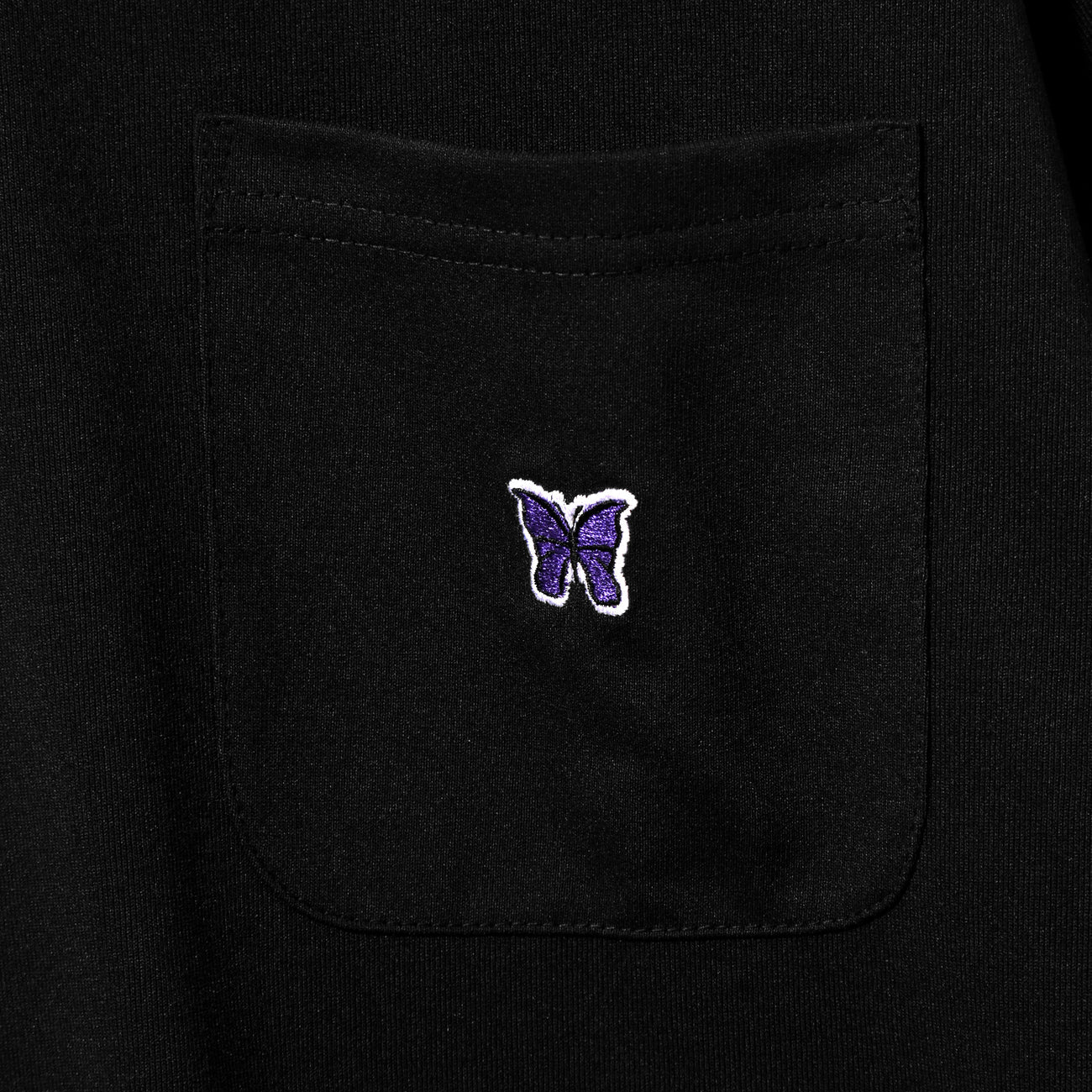 LS Crew Neck Tee Poly Jersey - Black