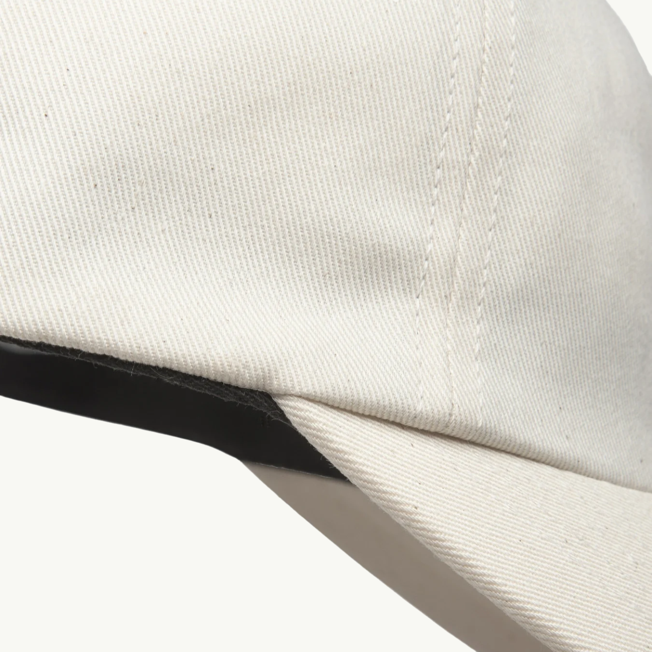Twill Sports Cap - Marble White